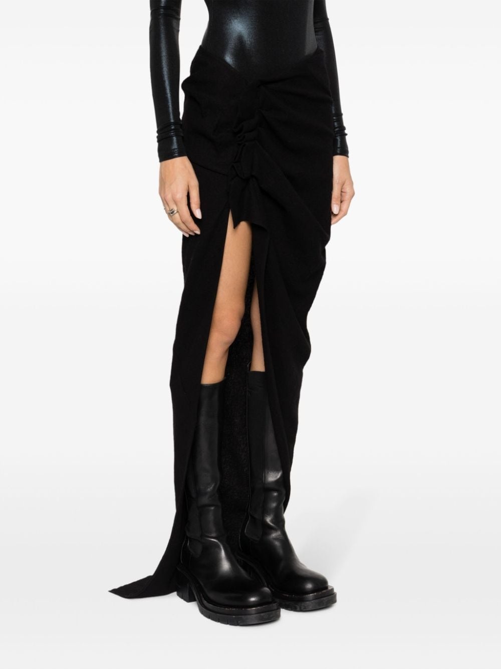 virgin wool maxi skirt - 3