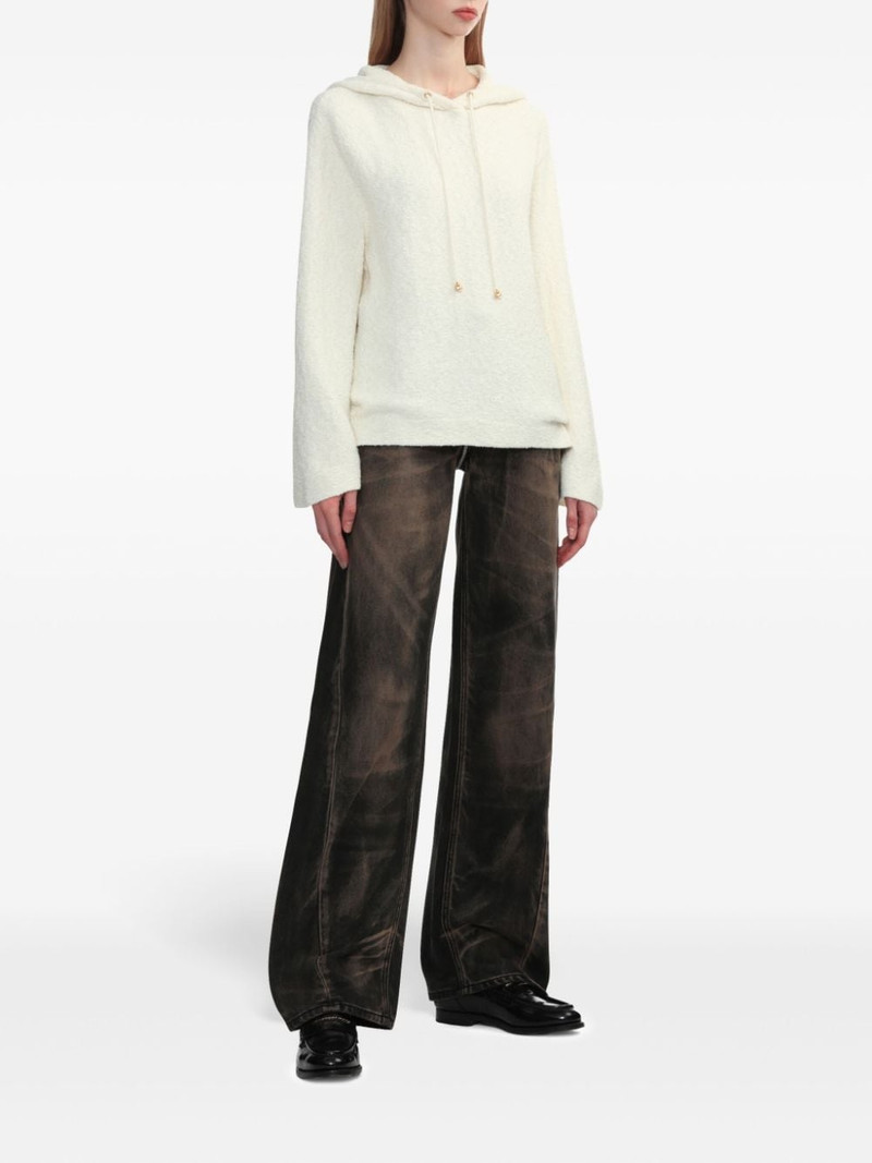 Aje. logo-plaque hoodie outlook