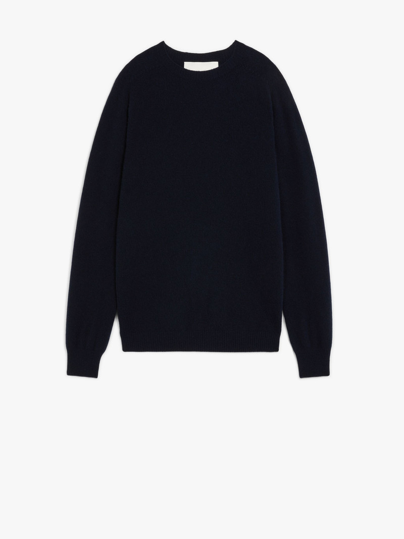 WOOLF NAVY WOOL & CASHMERE CREW NECK SWEATER 1