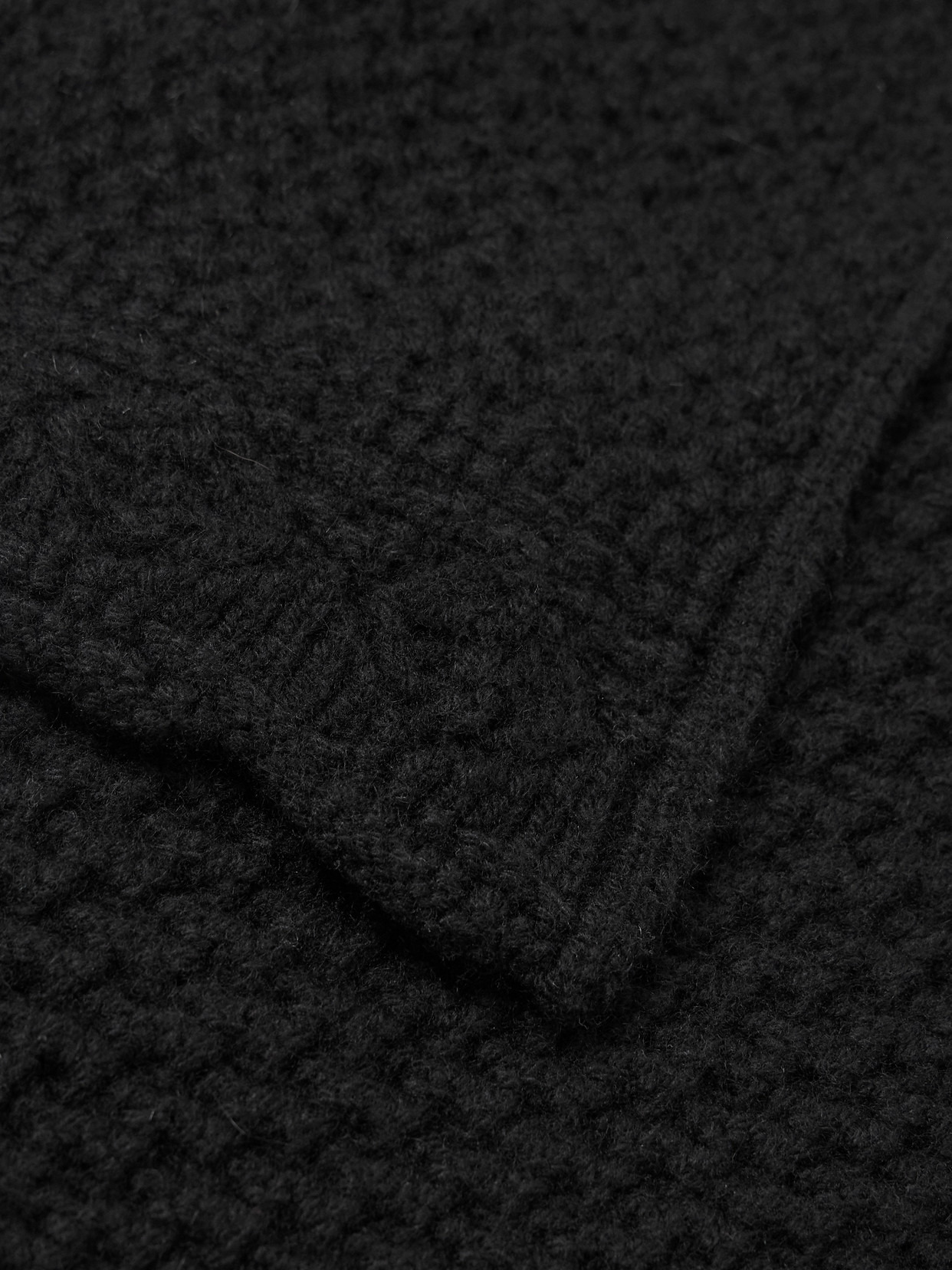 Engadin Hooded Crochet-knit Cashmere Scarf - 3