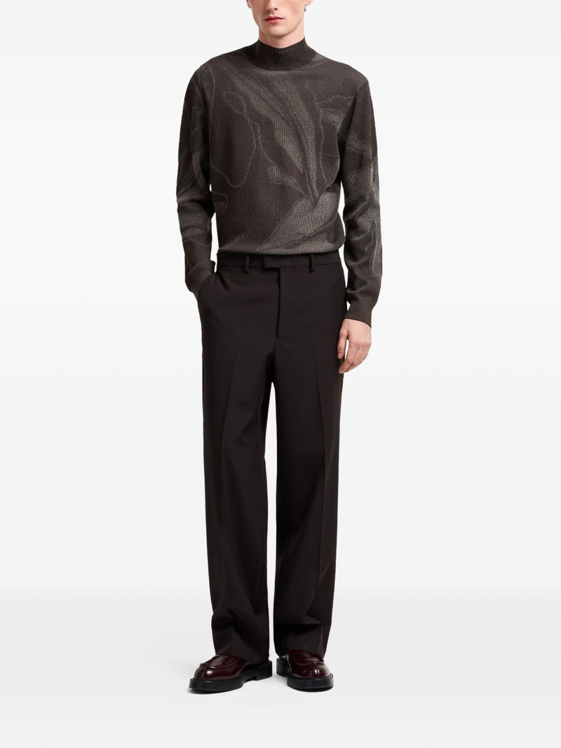 EMPORIO ARMANI wool trousers outlook