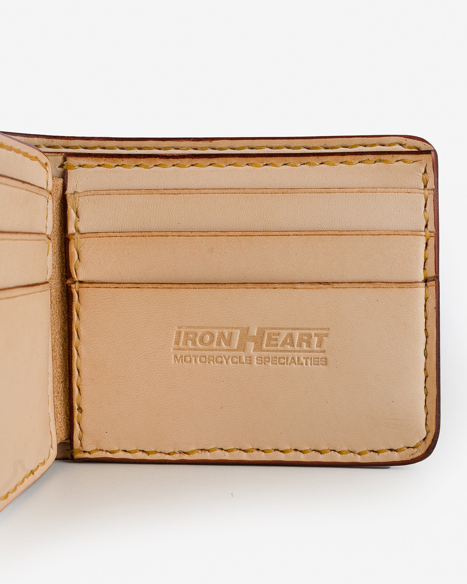 IHG-071-OXB Slimline Small Shell Cordovan Wallet - Oxblood - 6