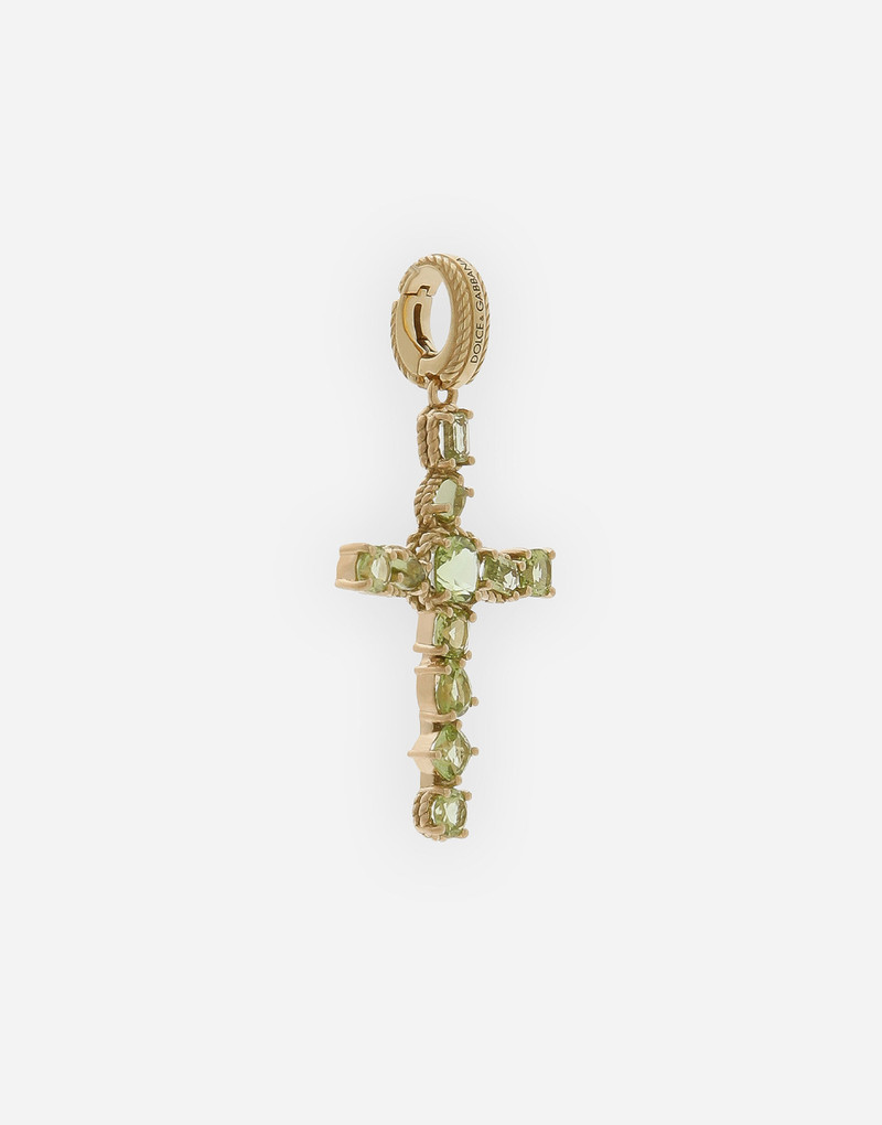 Dolce & Gabbana Charm Rainbow 18 carat yellow gold and peridots outlook