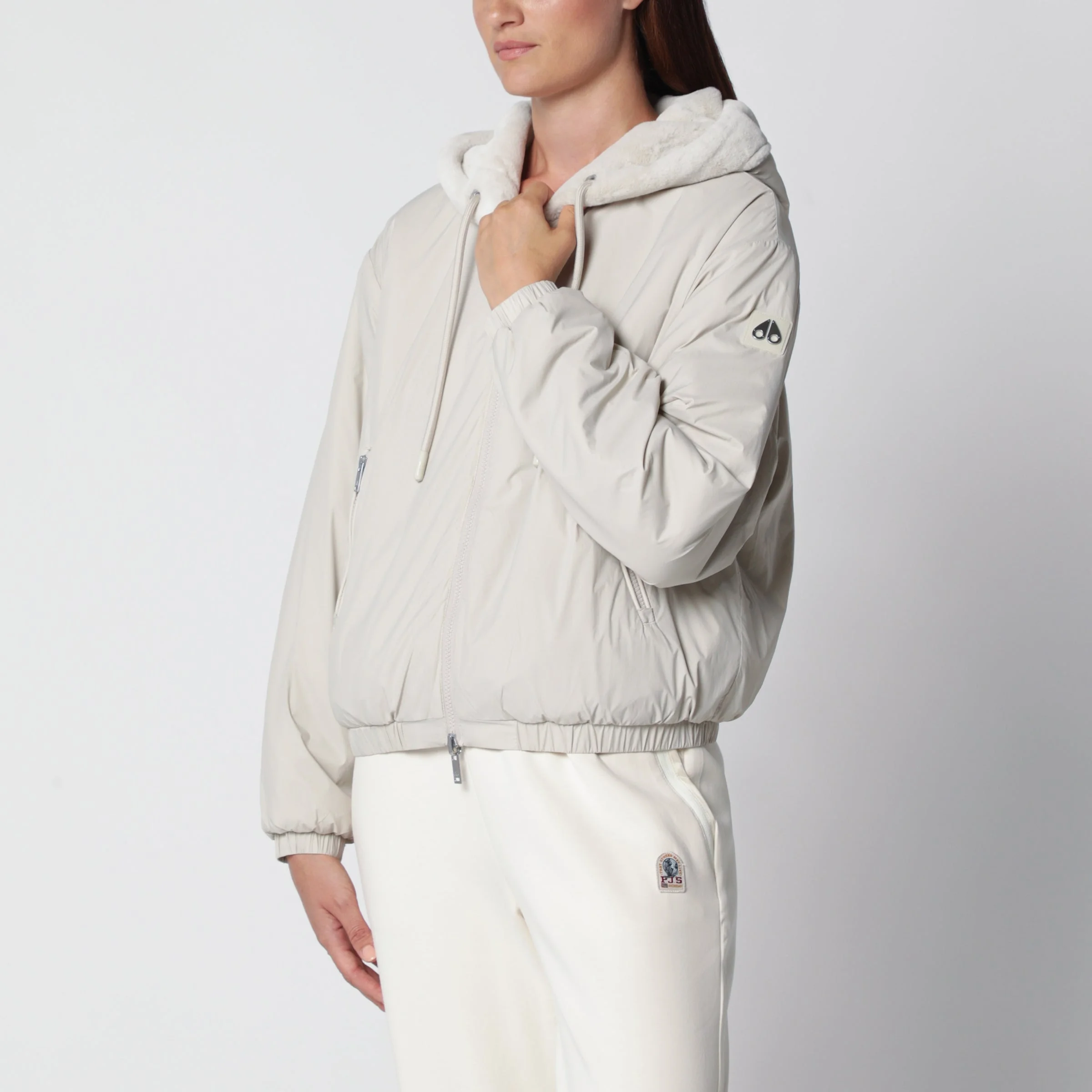 Eaton Bunny Reversible Jacket in Alabaster - 1
