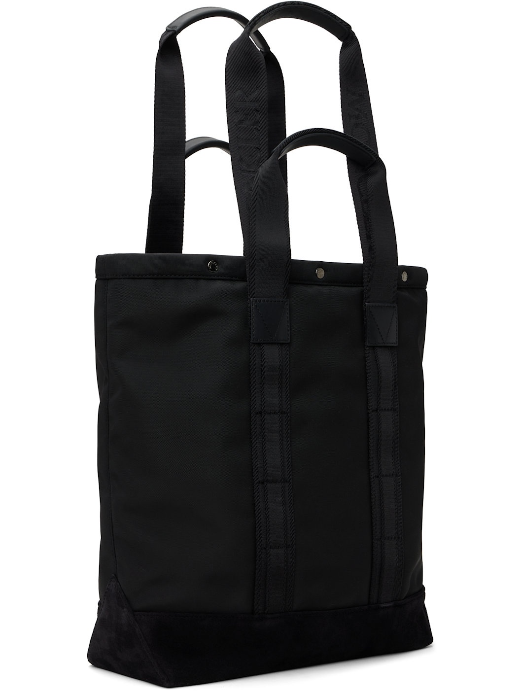 Black Tech Water-Repellent Small Tote - 3