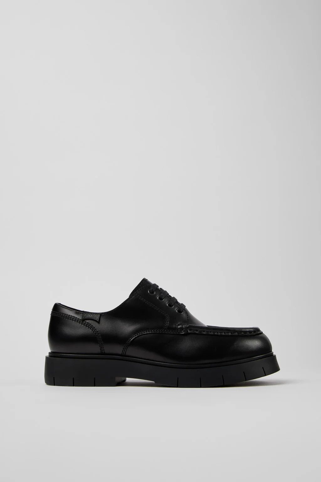 Alaro Black Leather Shoes for Men. - 1