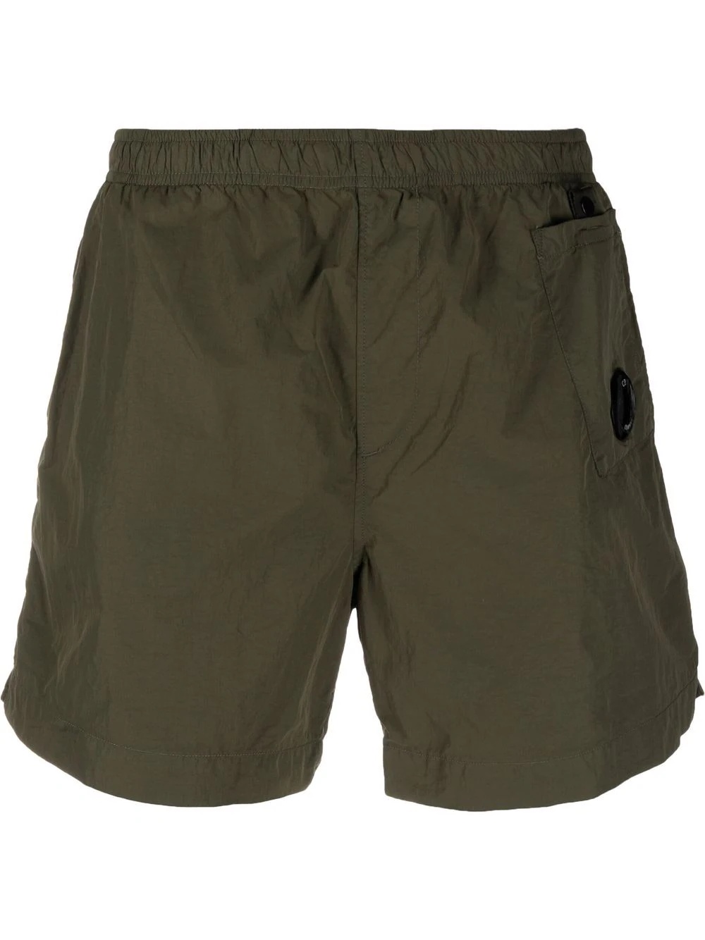 logo patch swim shorts - 1