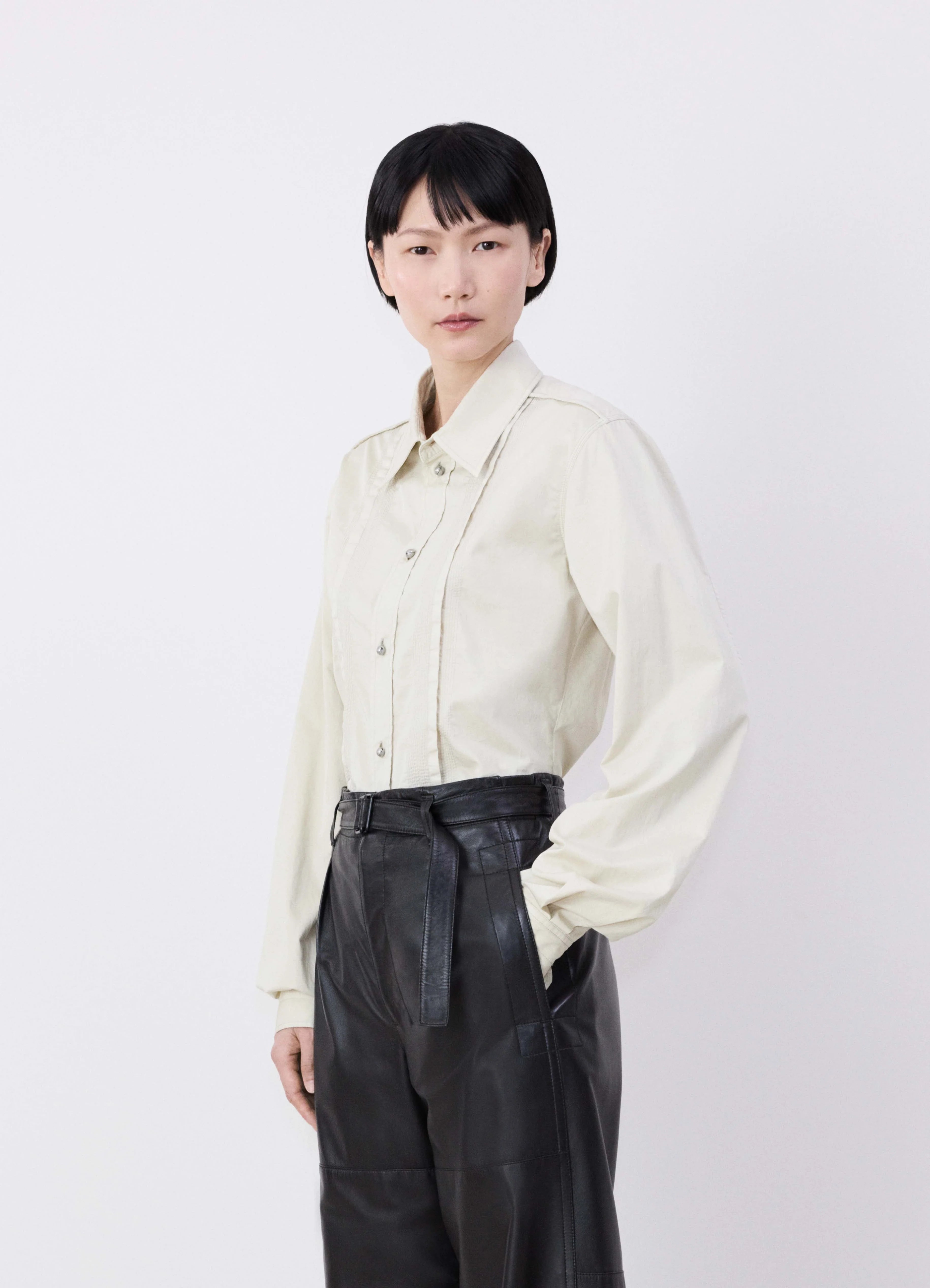 DRAWSTRING PARACHUTE PANTS - 4
