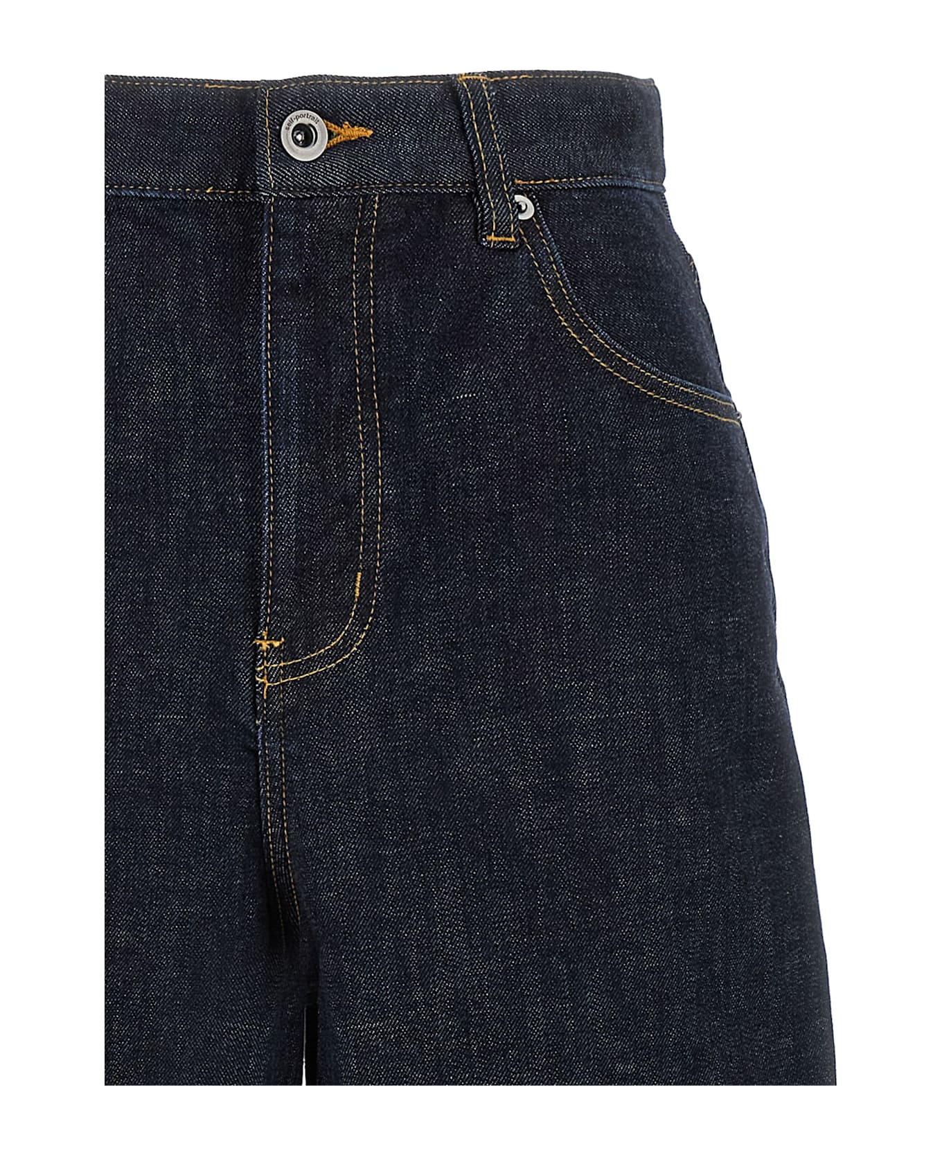 'indigo Barrel Leg' Jeans - 3