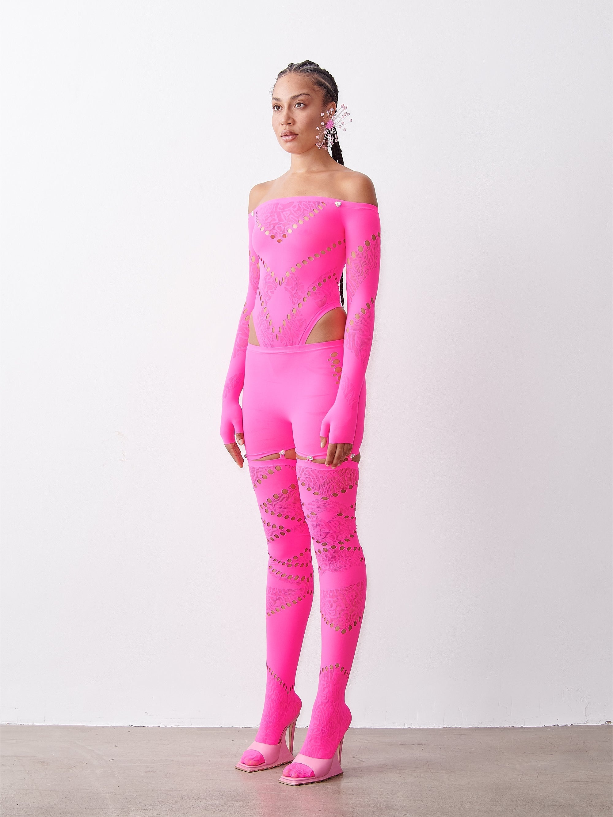 SLOANE LEGGINGS SHOCKING PINK - 4