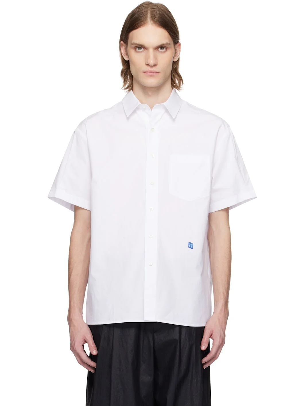 White Sig; TRS Tag Half Sleeve 01 Shirt - 1