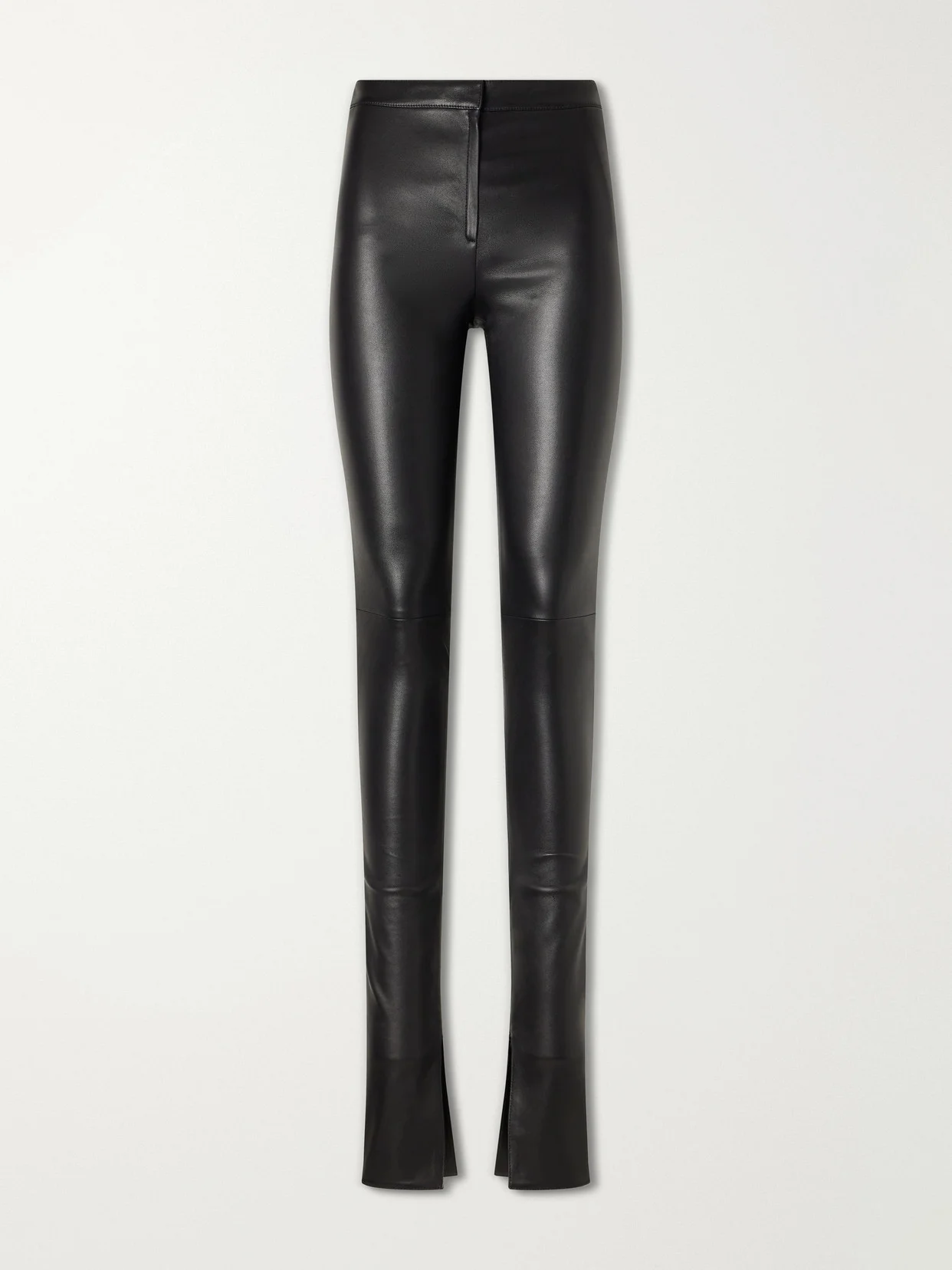 Leather Skinny-leg Pants - 1