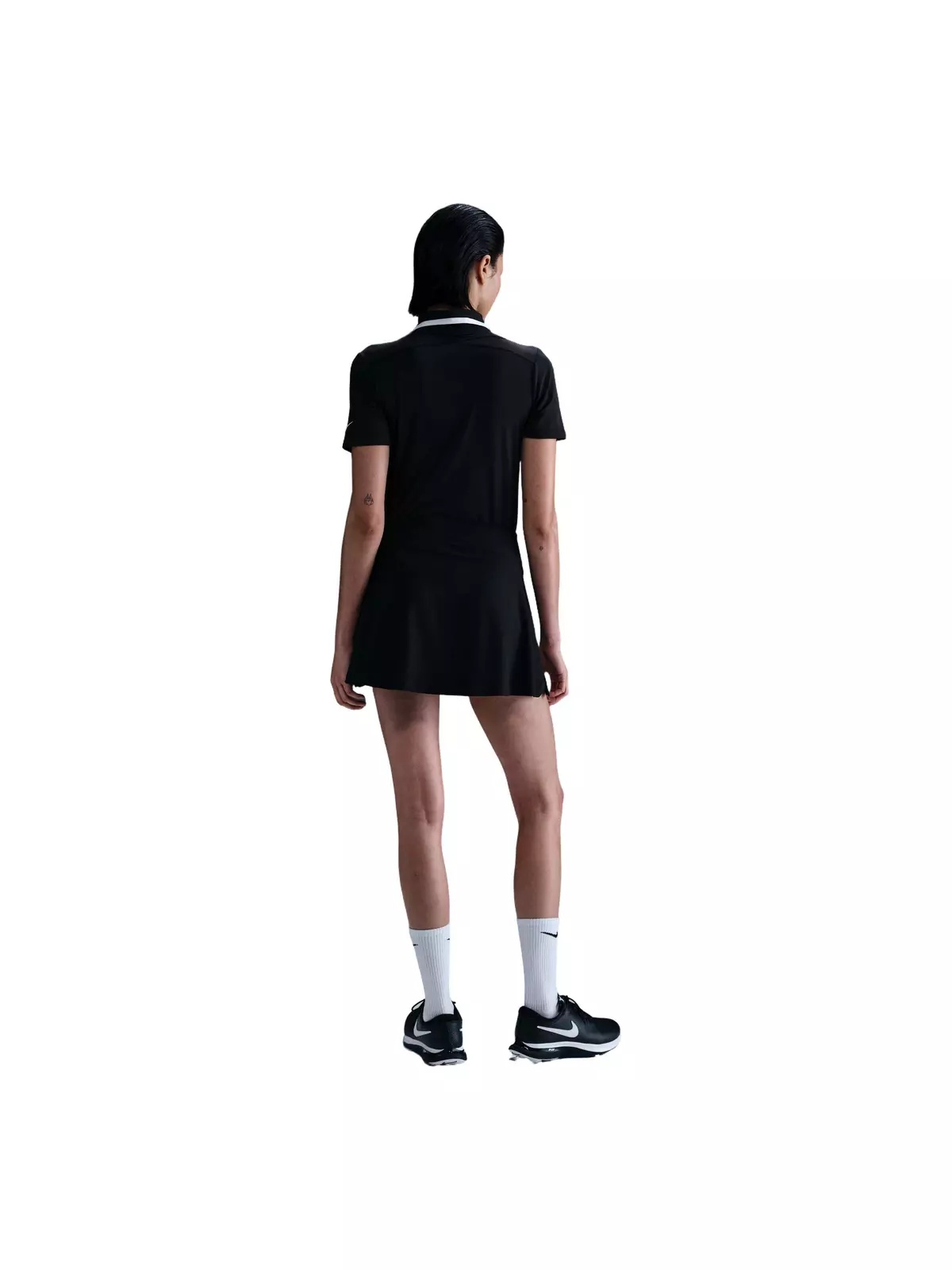 Women's Dri-FIT Tour Short-Sleeve Golf Polo -Black - 5