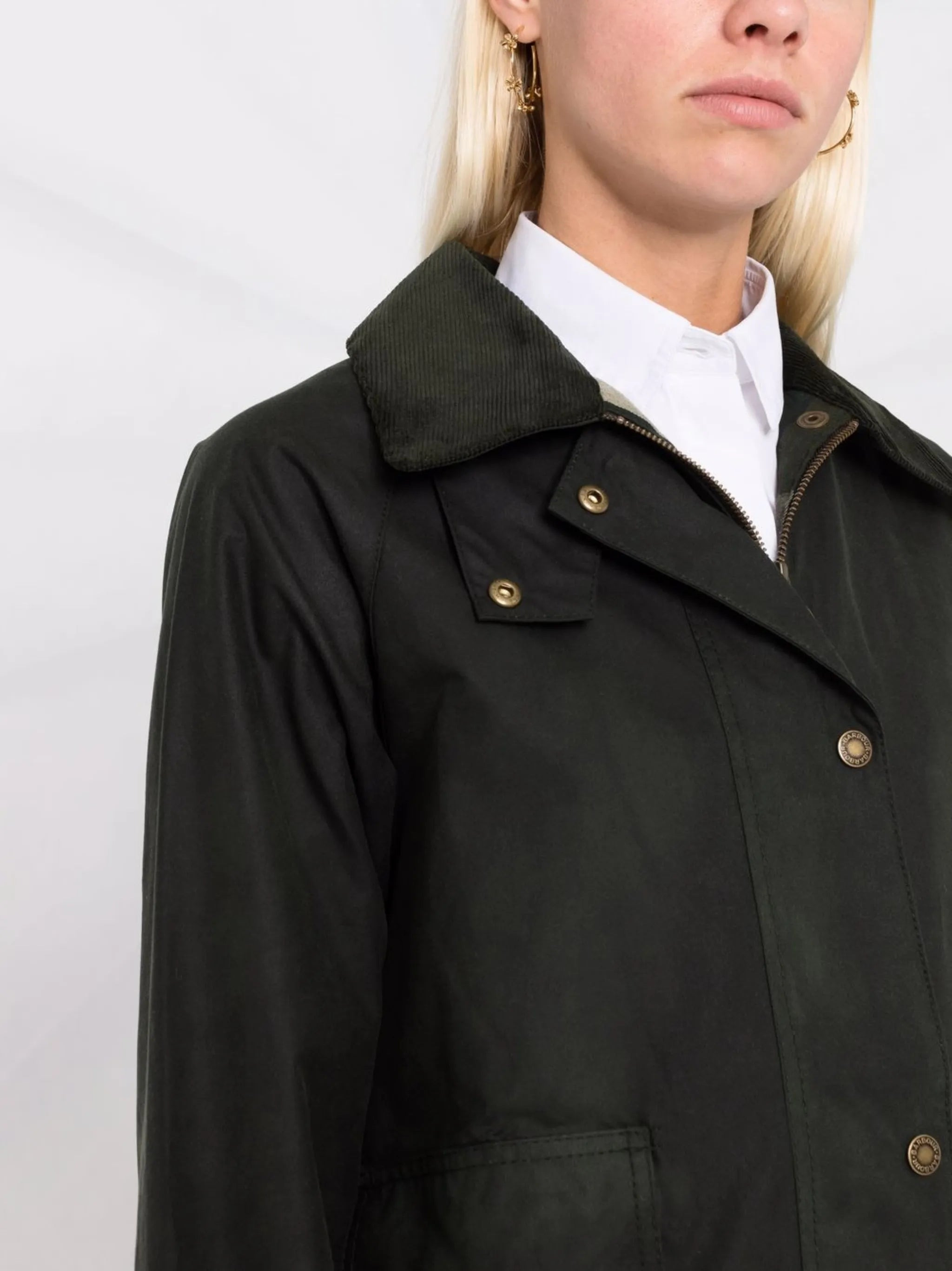 Barbour Waxed Cotton Coat - 6
