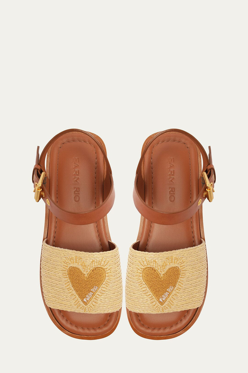 Raffia Flat Sandal 4