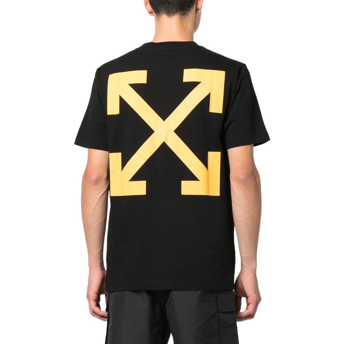 Off-White Caravaggio Printed Cotton T-shirt Black OMAA027C99JER0151001 - 3