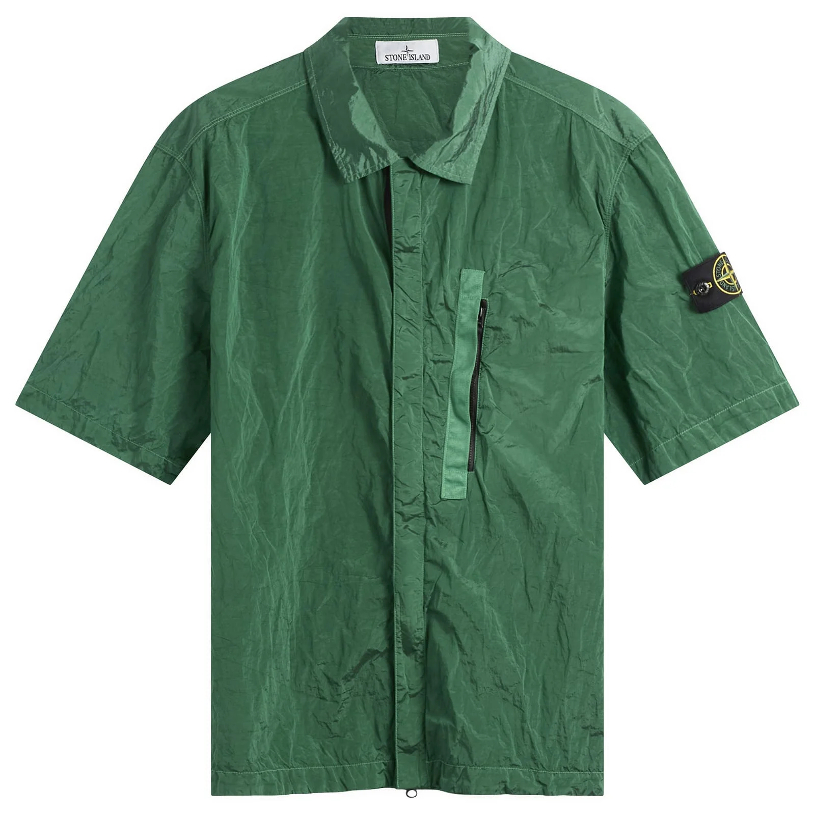 Stone Island Nylon Metal Short Sleeve Shirt - 1