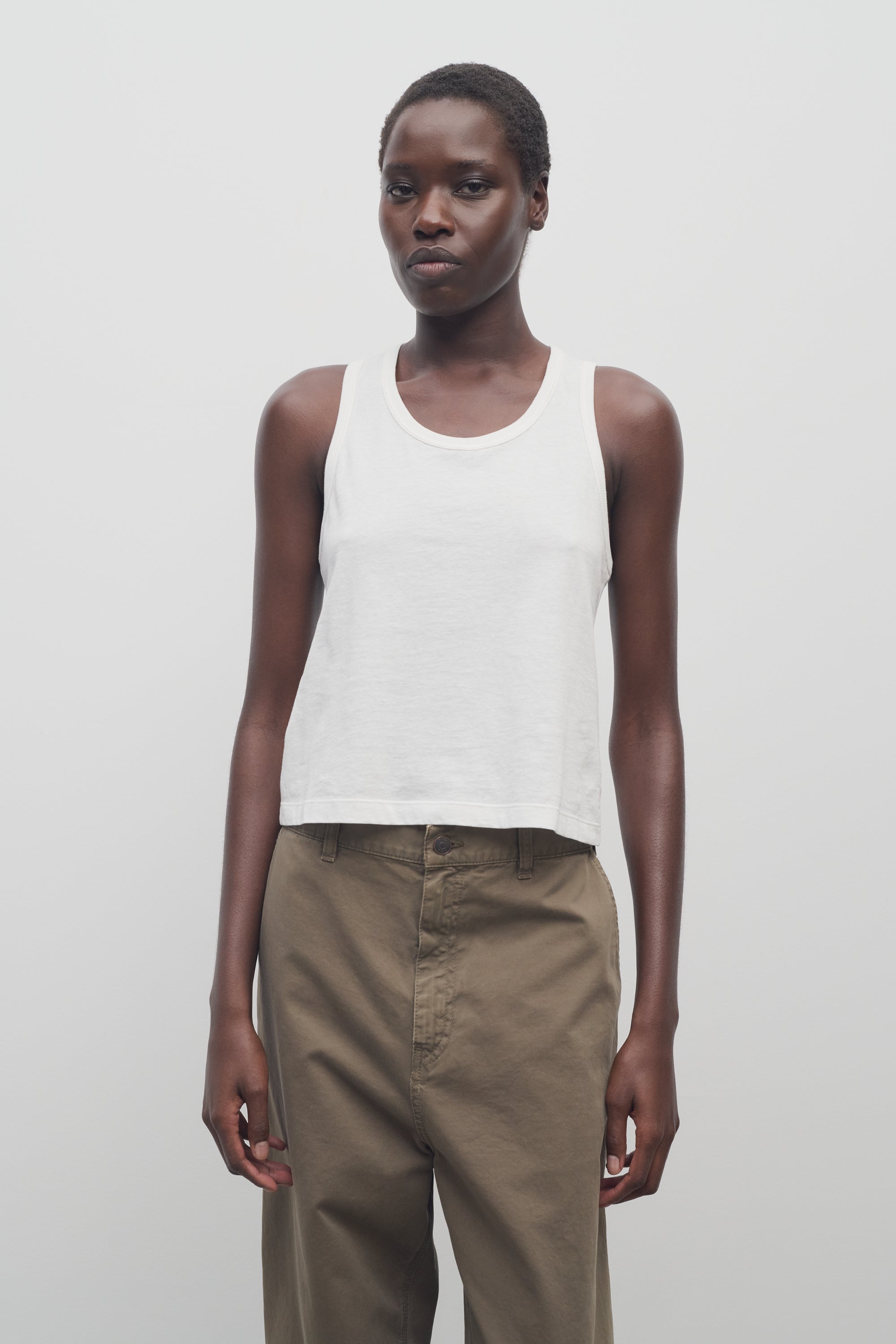 Serin Tank Top in Cotton - 3