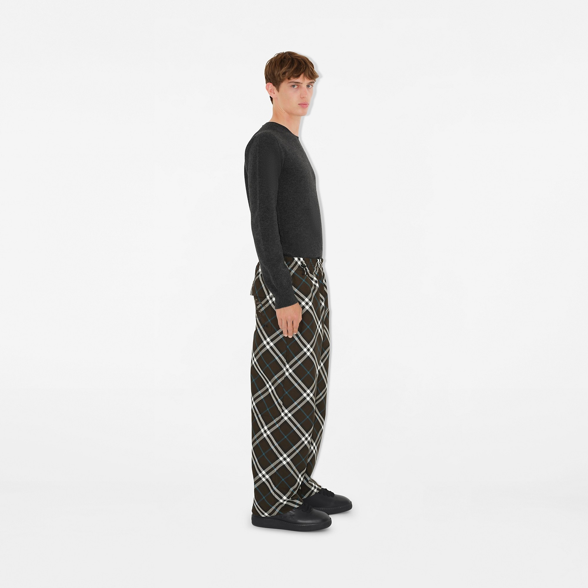 Check Twill Trousers - 3