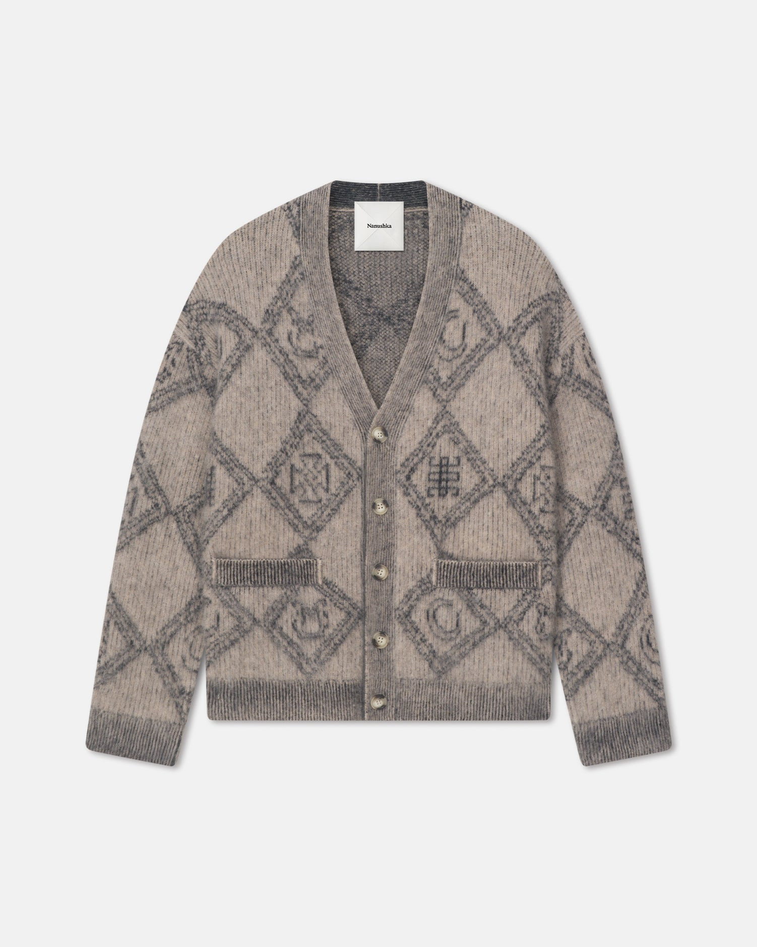 Brushed Alpaca Cardigan - 1