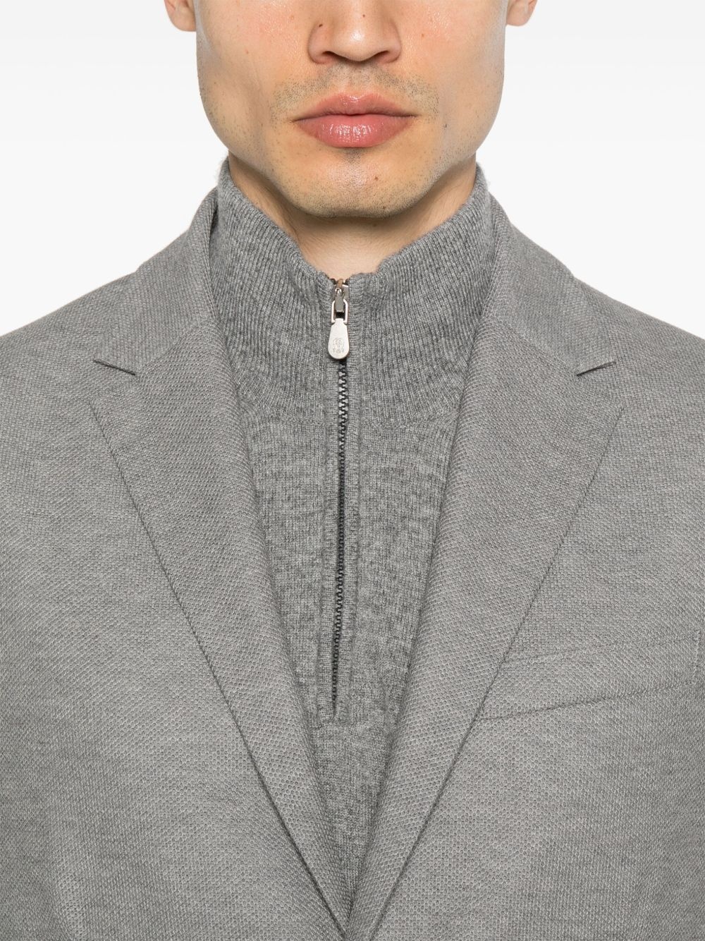 single-breasted blazer - 5