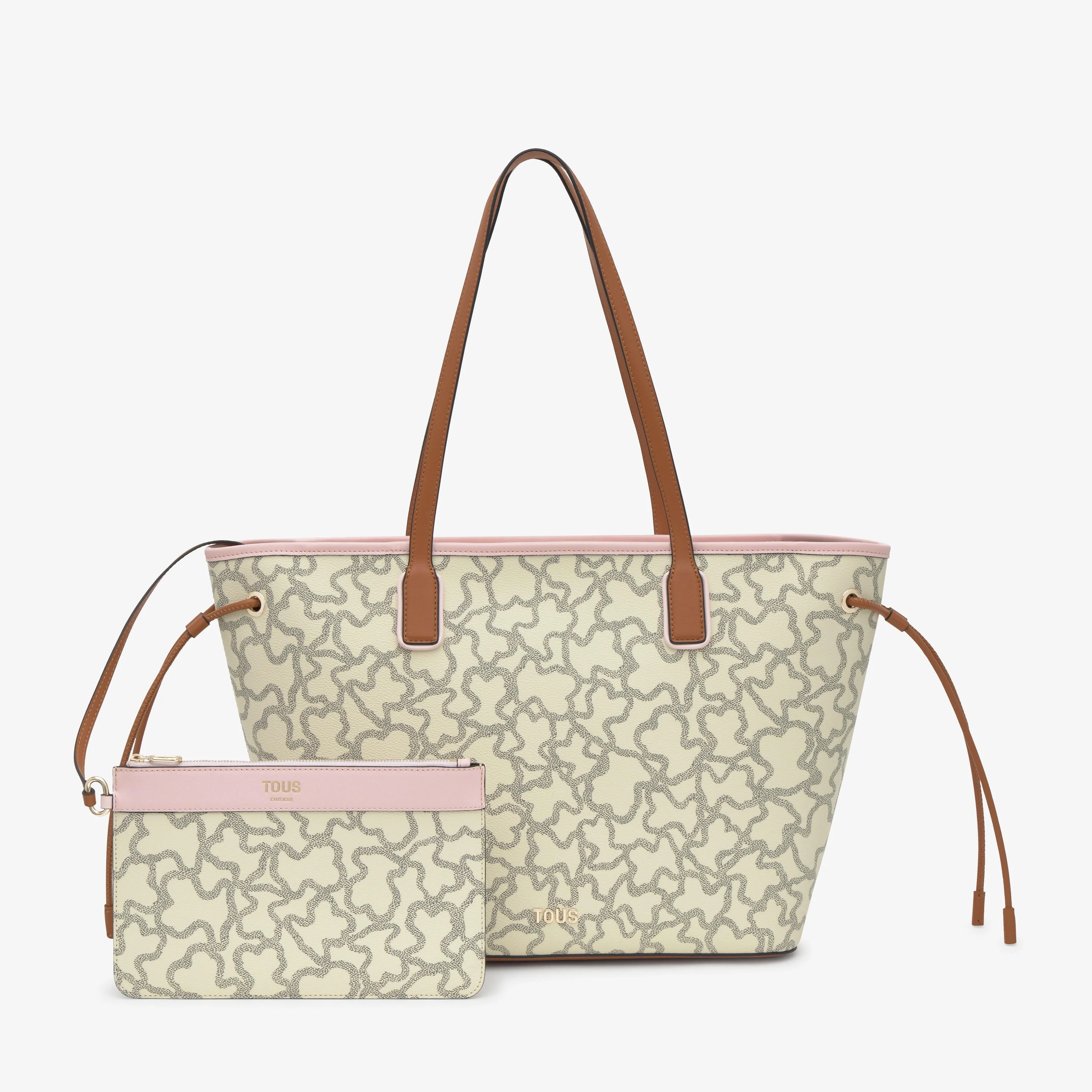 Large beige Tote bag TOUS Kaos Icon - 1