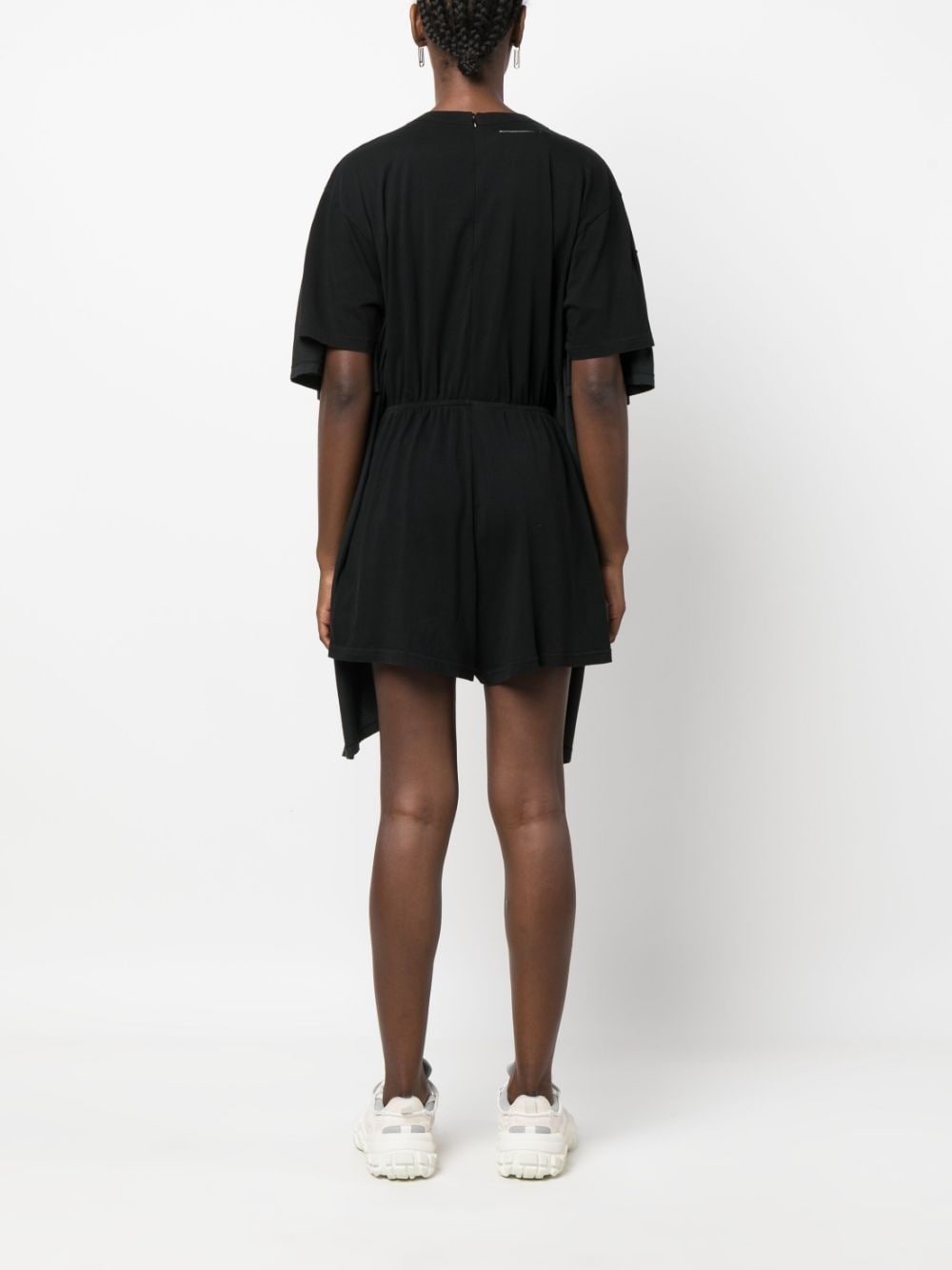 numbers-print cotton playsuit - 4