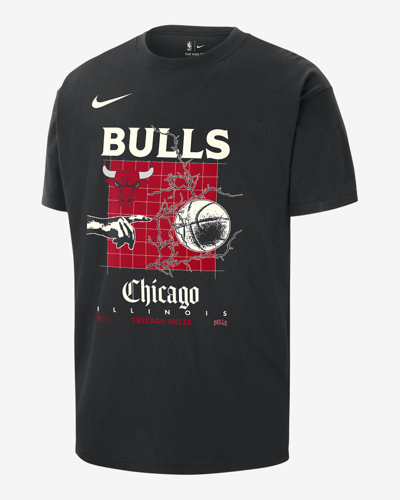 Chicago Bulls Courtside 나이키 남성 NBA Max90 티셔츠 1