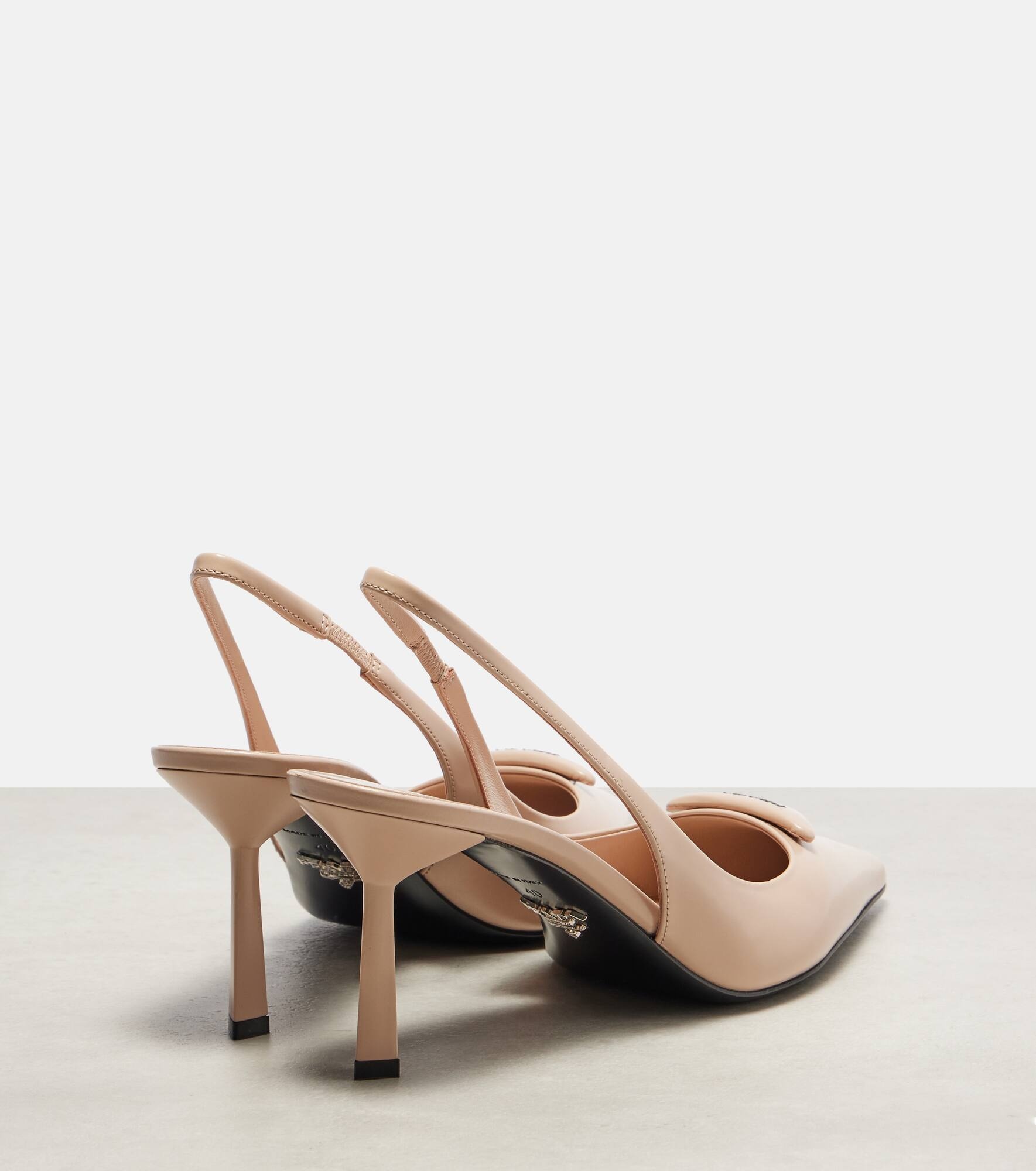 Leather slingback pumps - 2