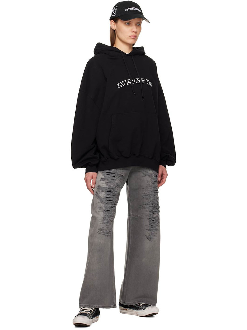 032c Black "Hansel And Gretel" Oversized Hoodie outlook