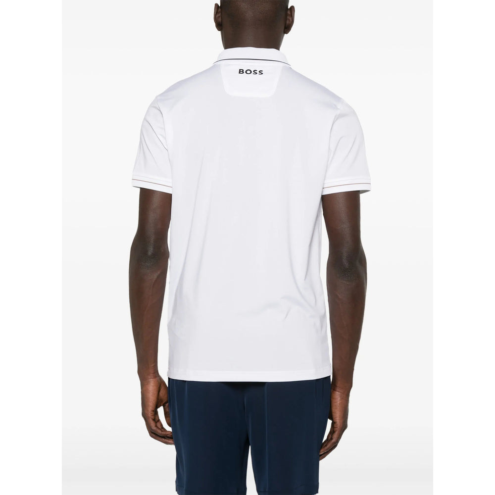 Boss White Polo Shirts Men - 3