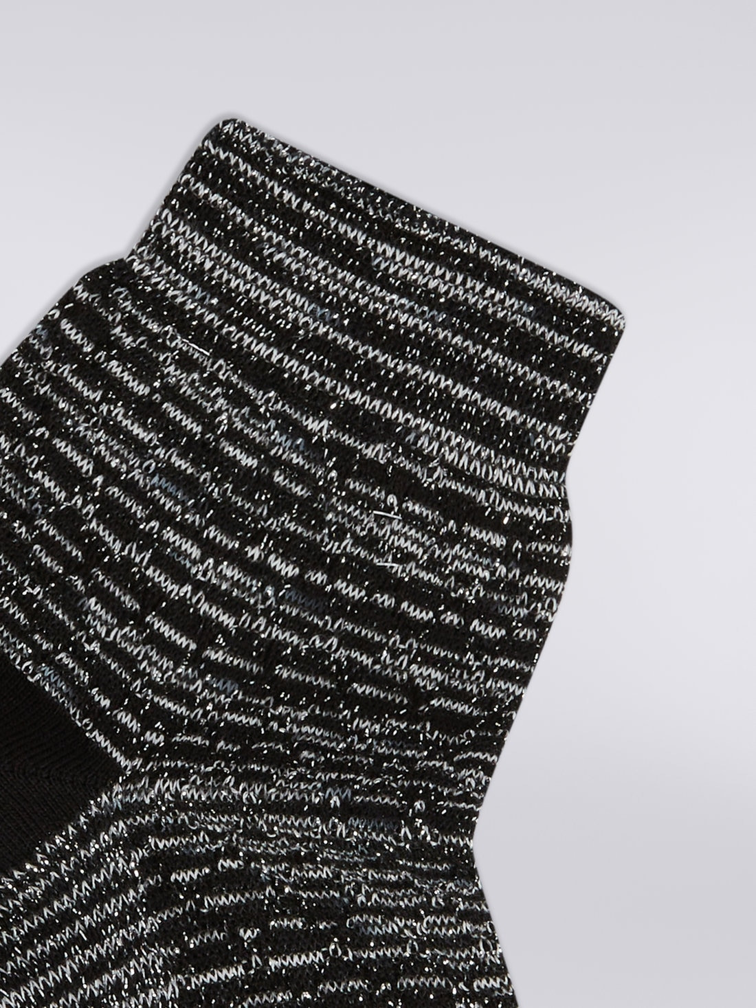 Short cotton blend socks with lurex - 3