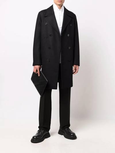 Neil Barrett notched-lapels double-breasted coat outlook