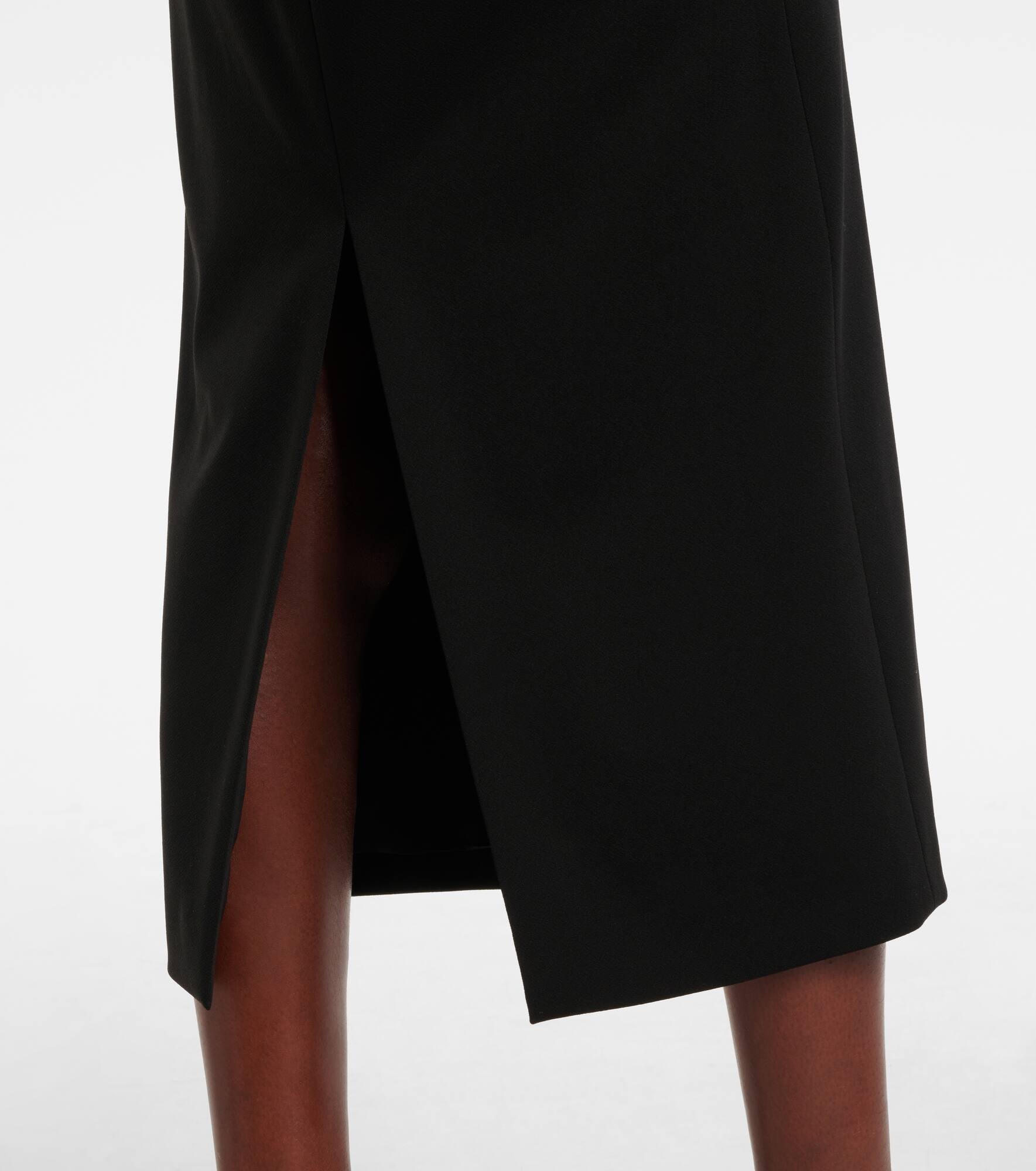 Floral-appliqué midi skirt - 5