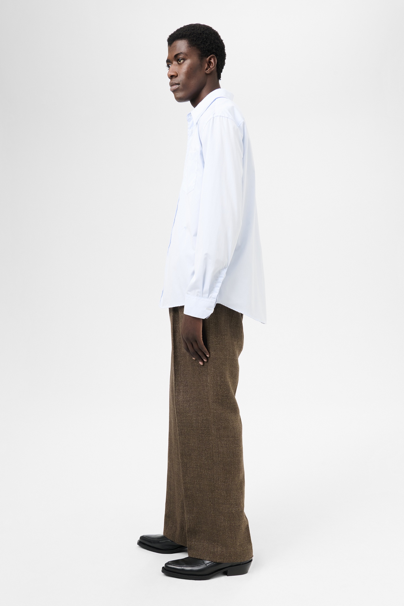 Beyond Bd Shirt Dining Blue Poplin - 5