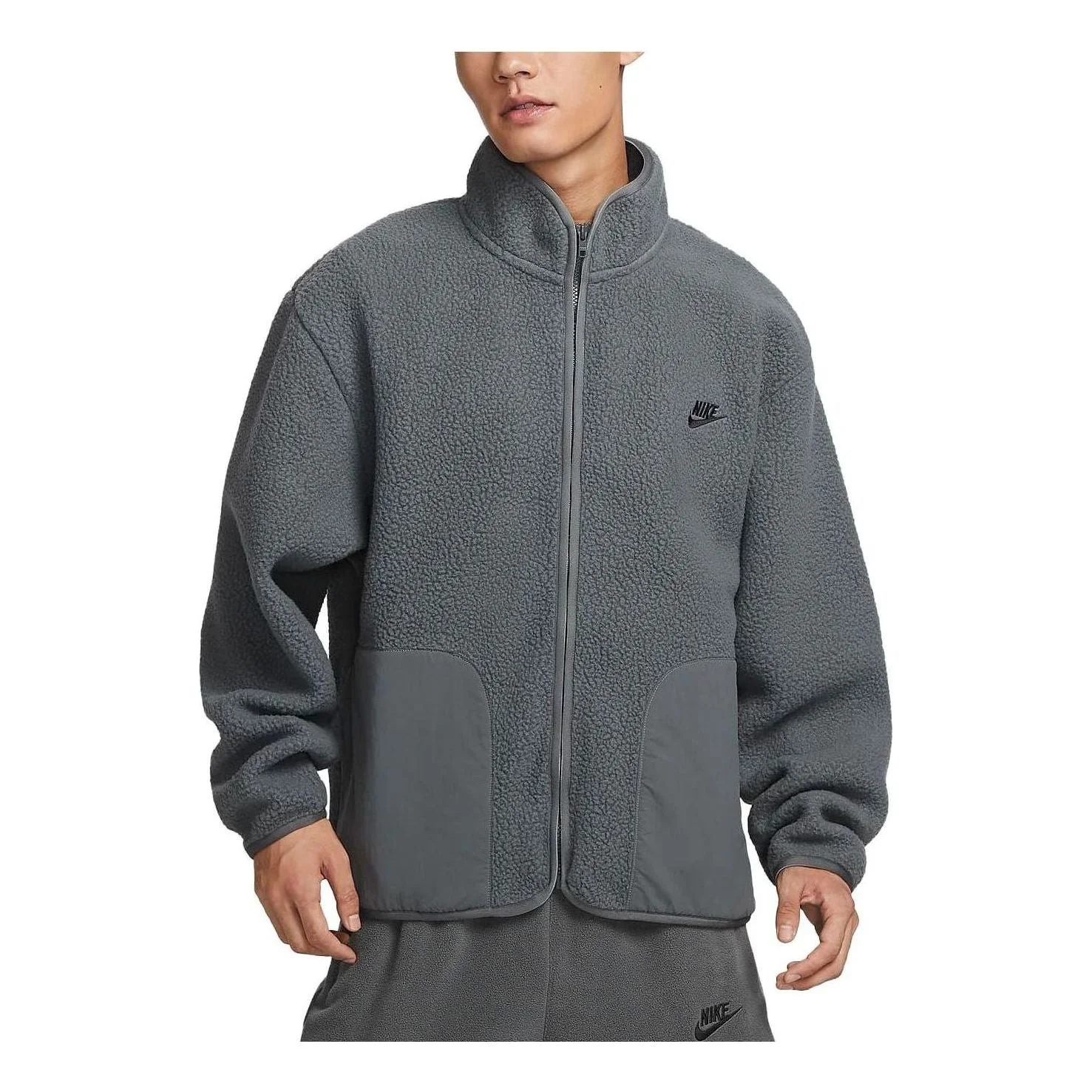 Nike Club Fleece Winterized Jacket 'Iron Grey' FB8387-068 - 1