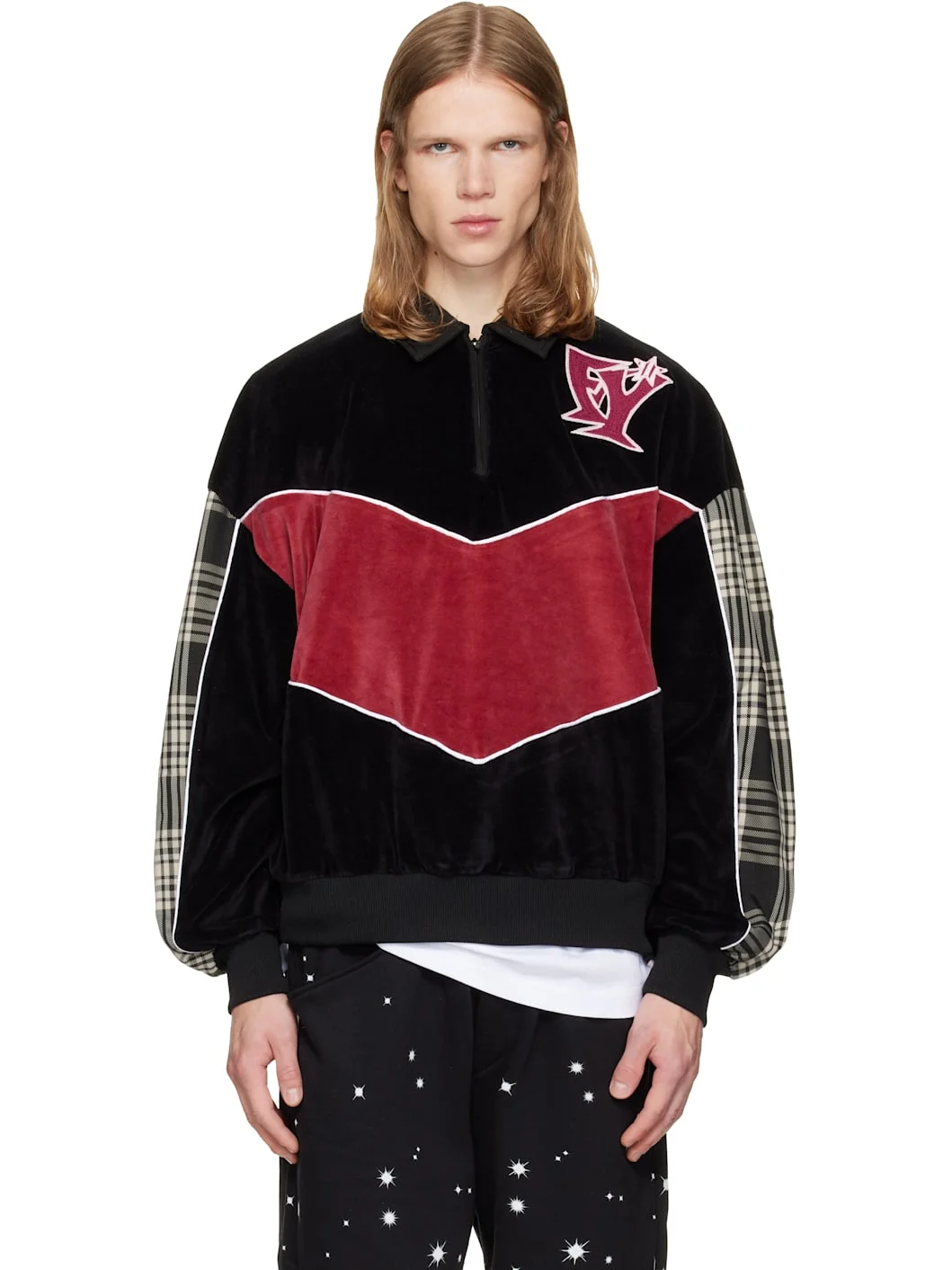 Black & Red Uno Polo - 1