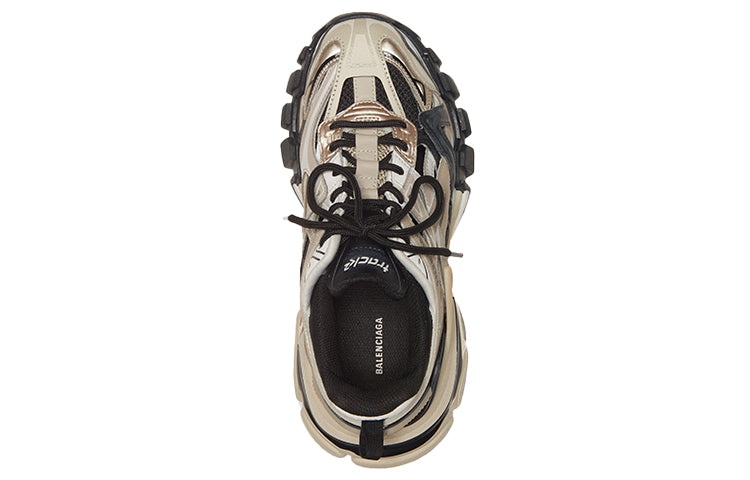 (WMNS) Balenciaga Track.2 Trainer 'Beige Black' 568615W2GN38071 - 4