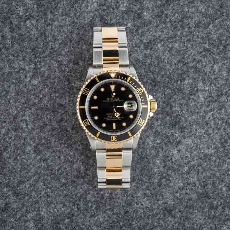 Pre-Owned Rolex Submariner Ref 16803 Black Dial - 6