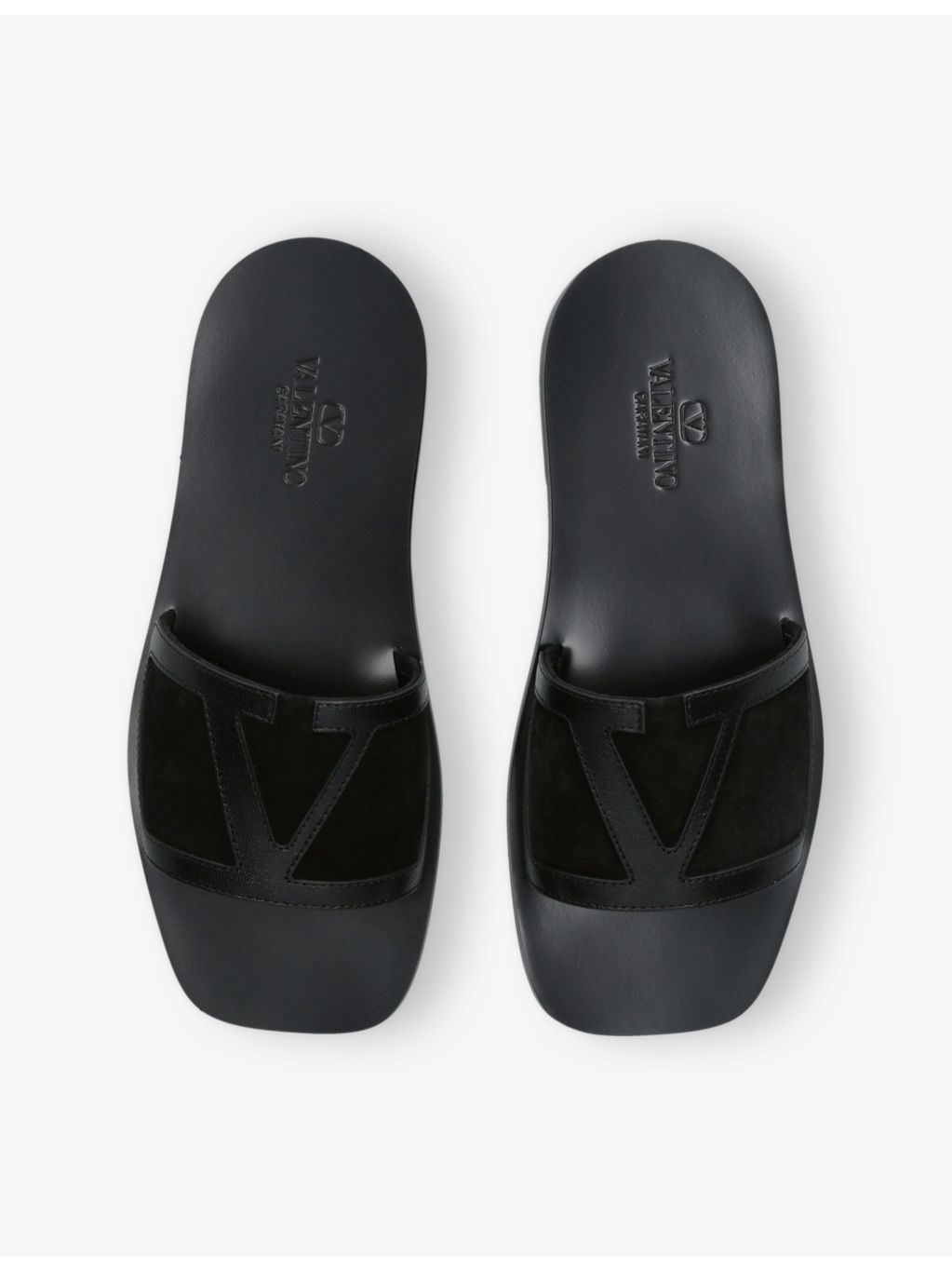 Viva Superstar Leather and Suede Sandals - 2