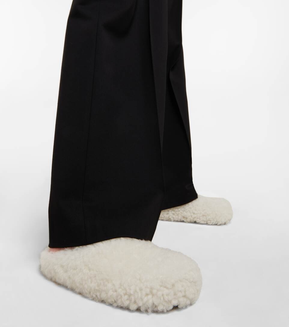 Sabot shearling slippers - 4