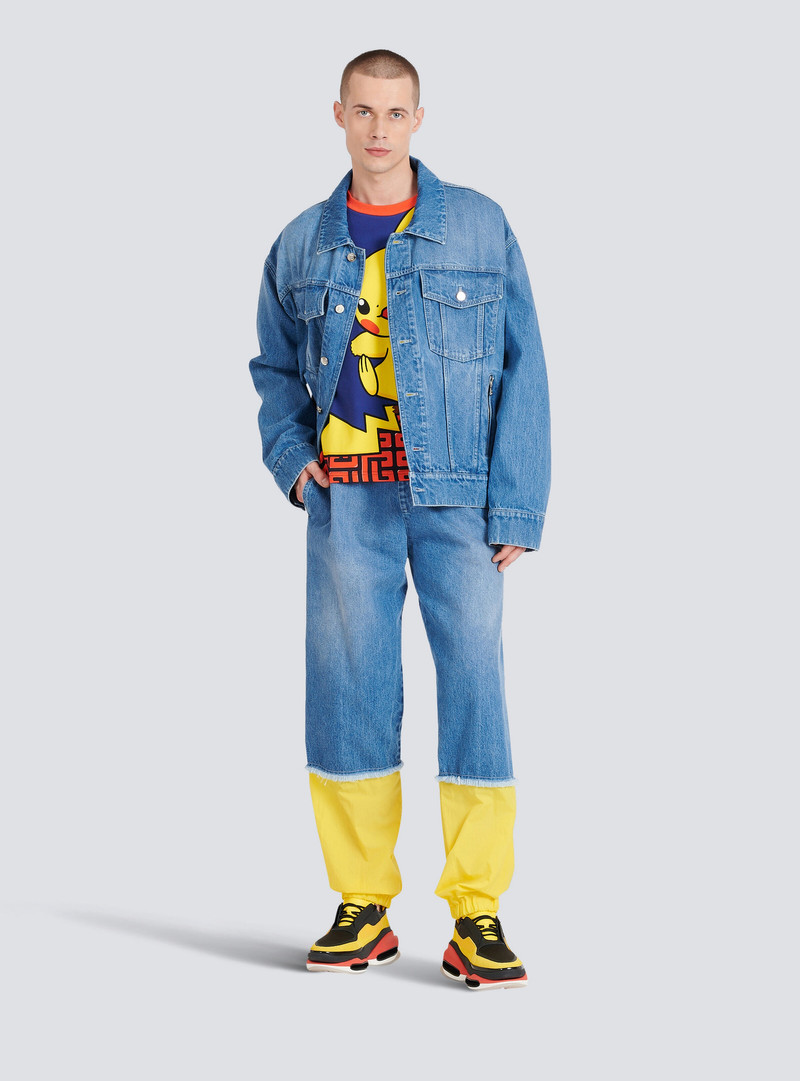 Balmain Unisex - Nylon cargo jeans outlook