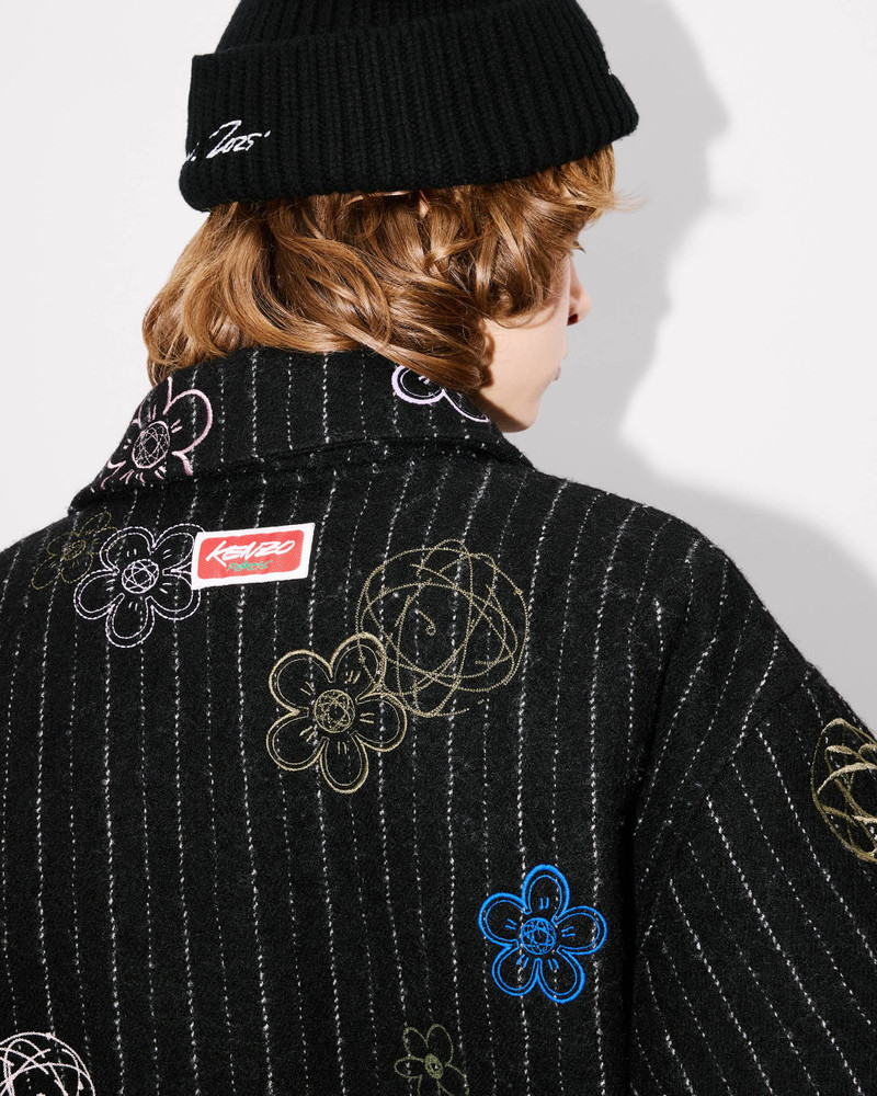 'Kenzo x Futura 2000' bomber in virgin wool 7