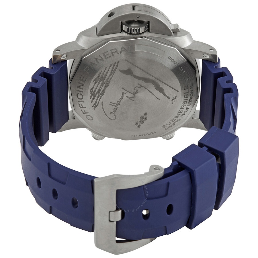 Panerai Submersible Chrono Guillaume Nery Edition Chronograph Automatic Shark Grey Dial Men's 47 mm  - 3