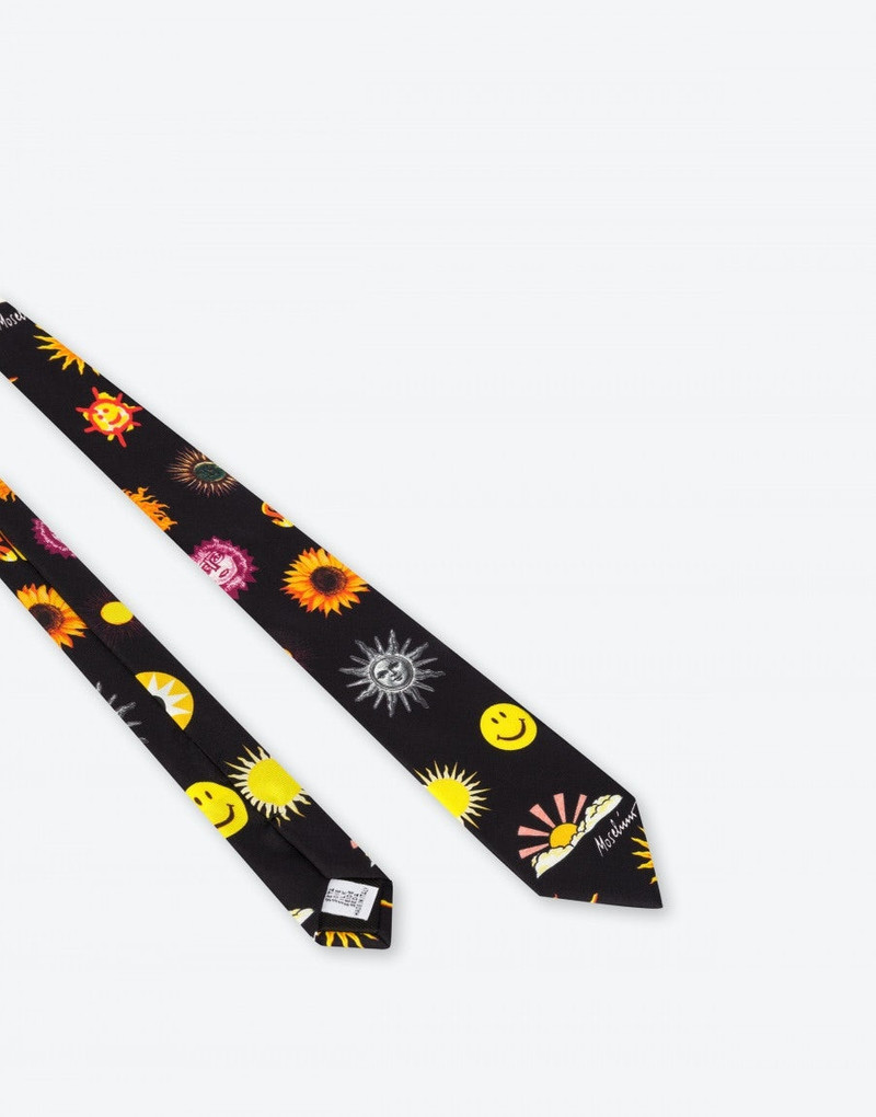 Moschino SUN SMILEY® PRINT TIE outlook