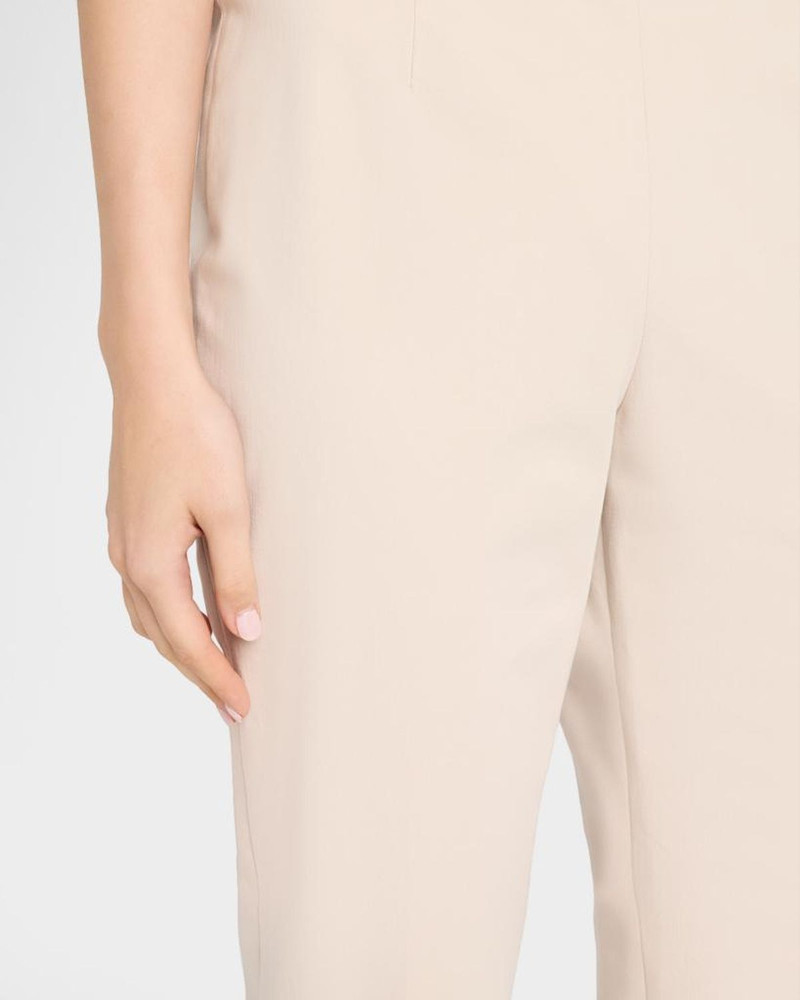 Cropped Stretch Cotton Pants 5