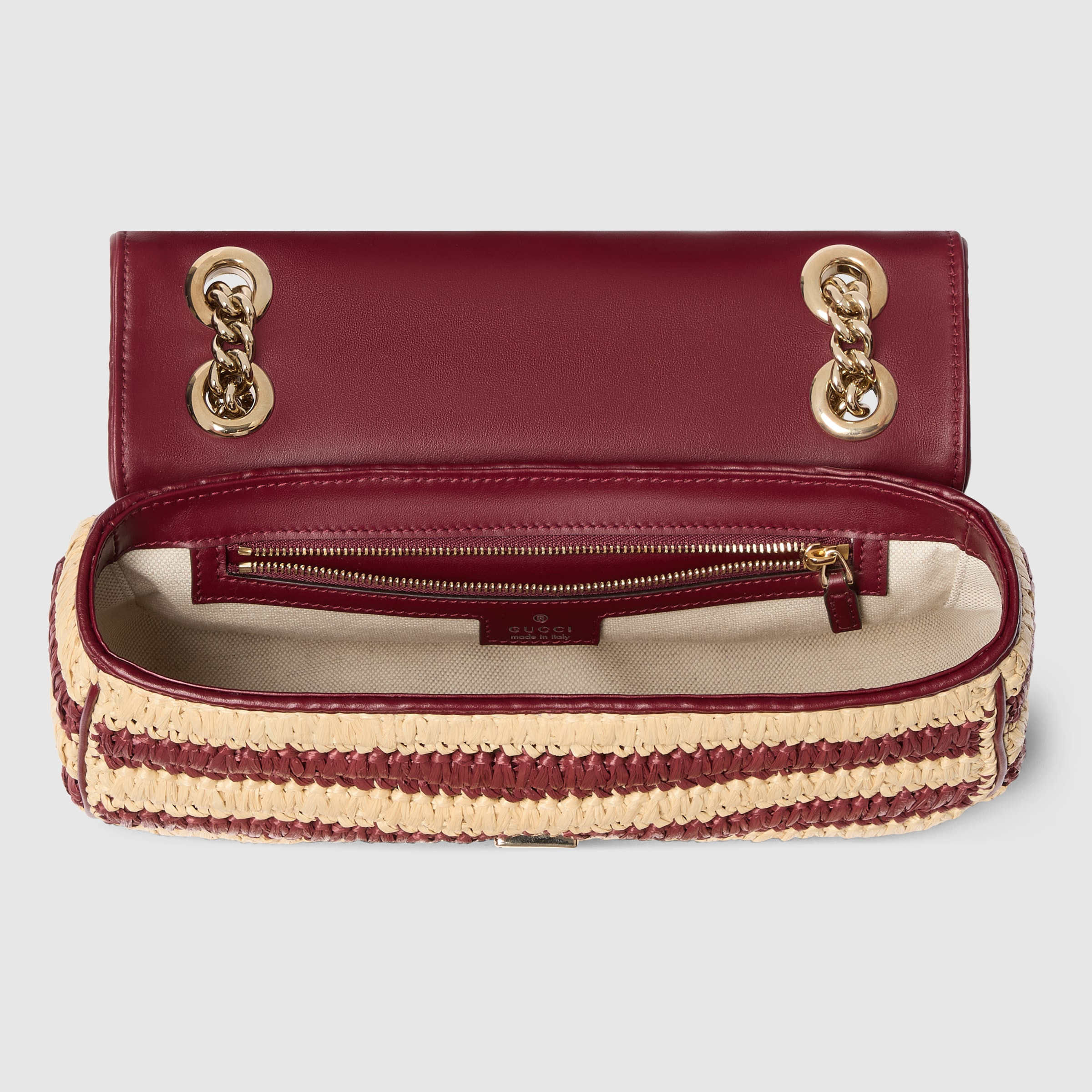 GG Marmont woven medium shoulder bag - 9
