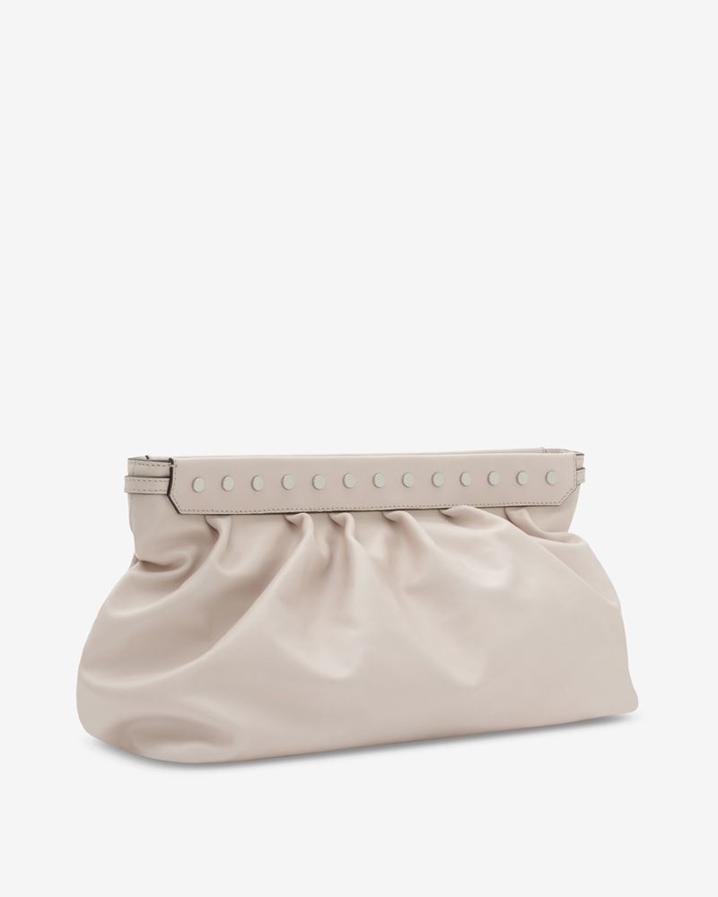 LUZ LEATHER CLUTCH BAG - 4