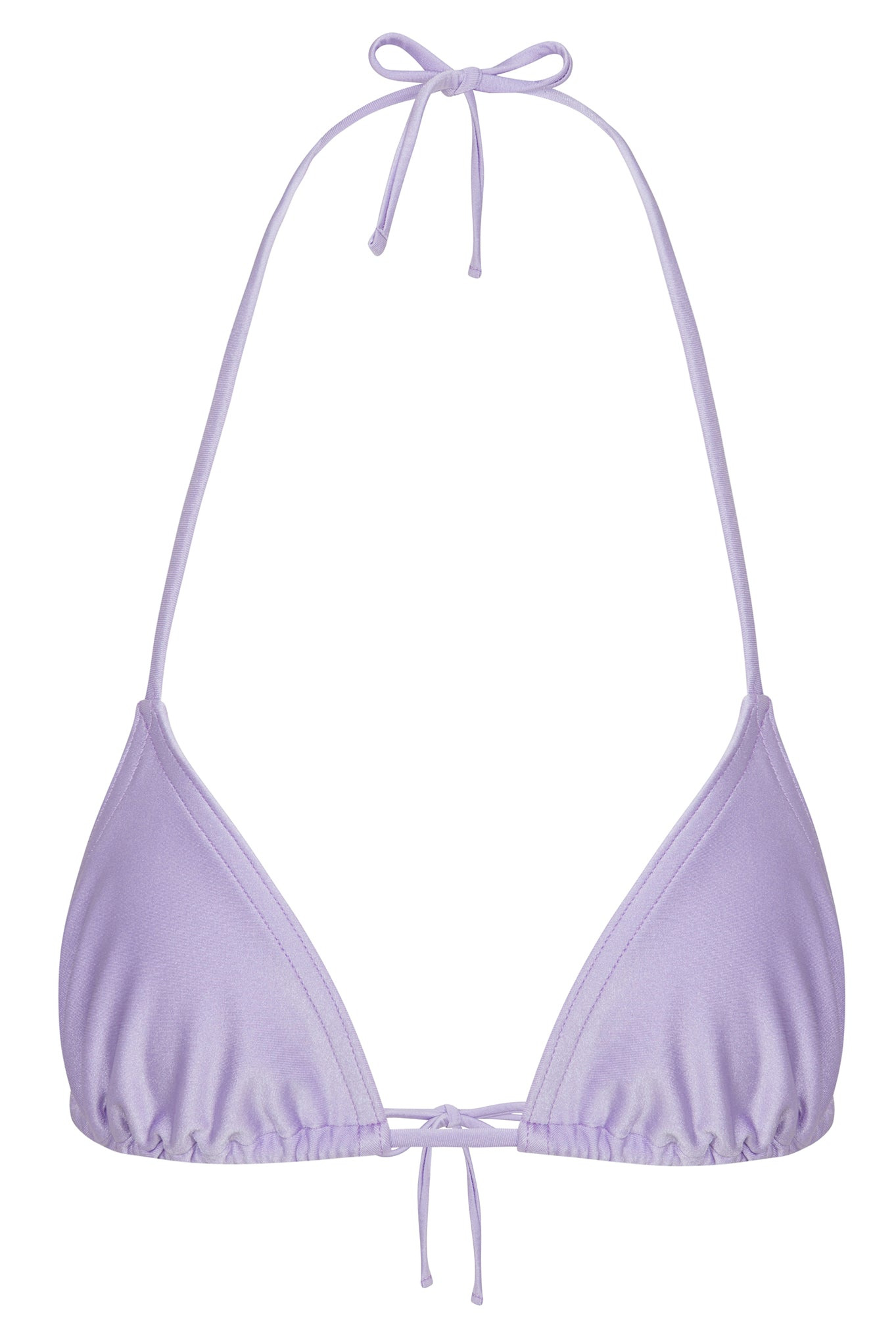 LAVENDER TRIANGLE BIKINI TOP - 4