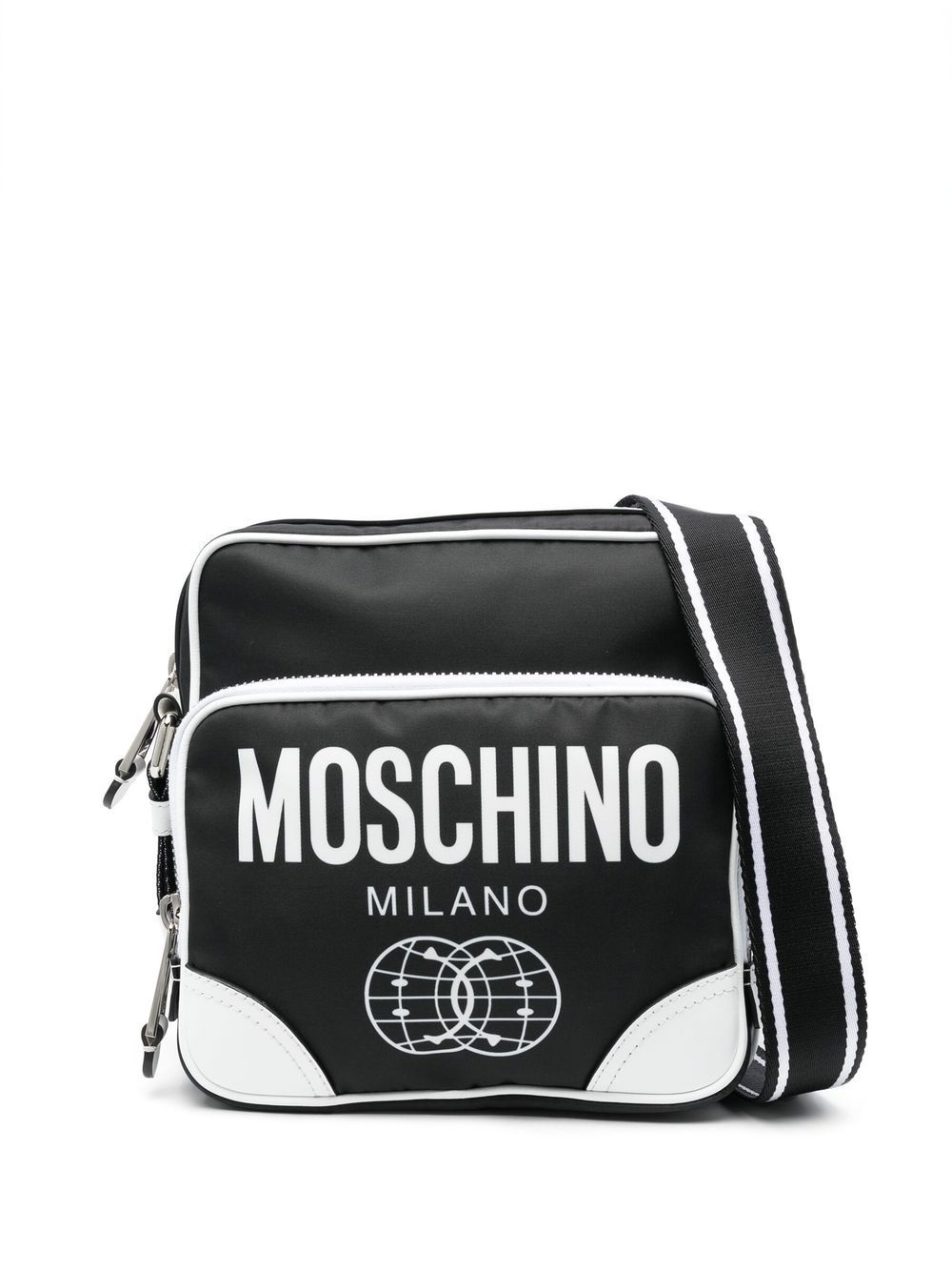 logo-print shoulder bag - 1